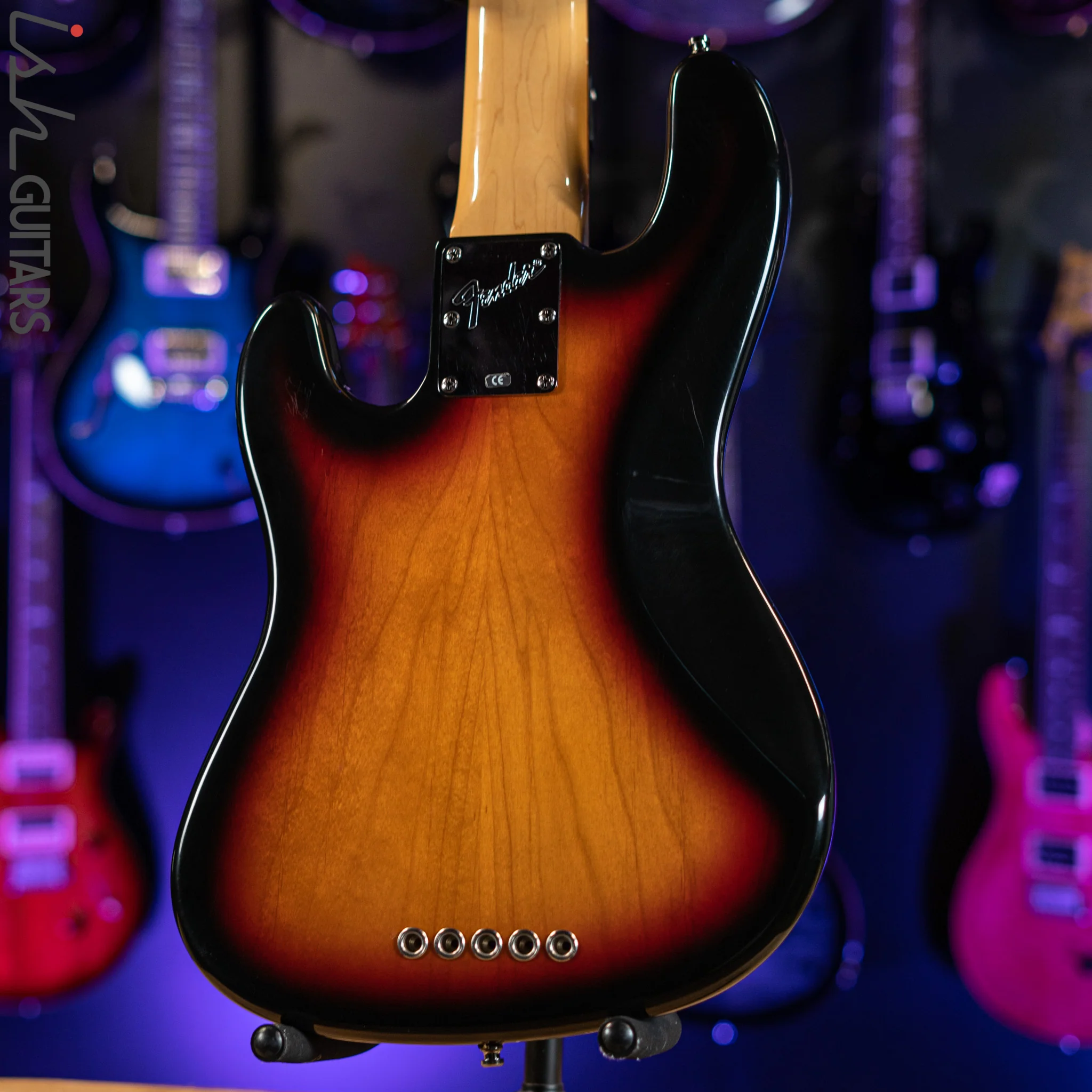 1998 Fender Roscoe Beck V Signature Bass Sunburst - Image 9