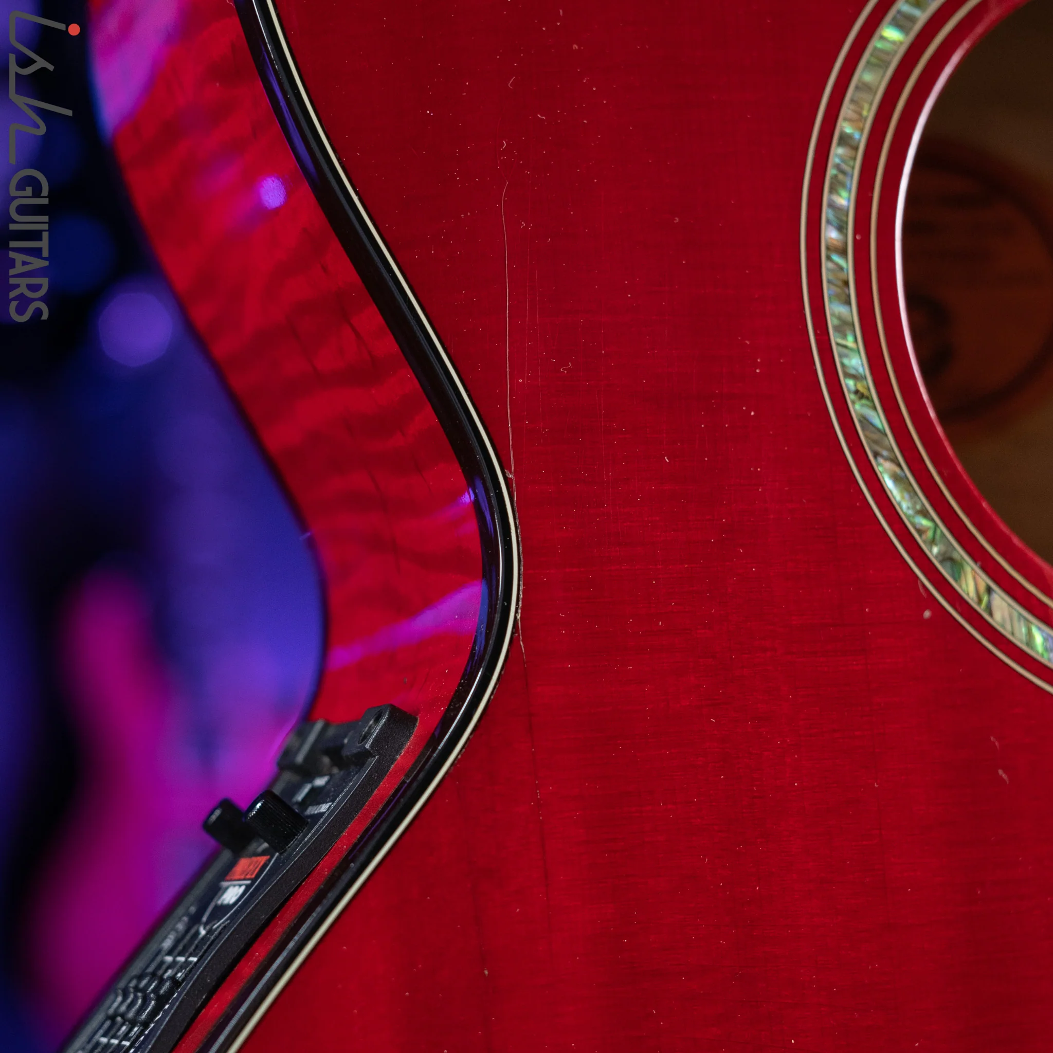 1998 Gibson EC-10 Acoustic-Electric Guitar Standard Cherry - Image 24