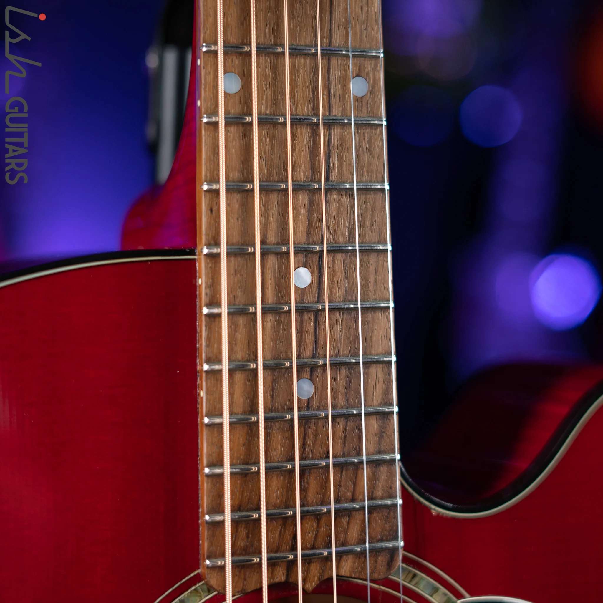 1998 Gibson EC-10 Acoustic-Electric Guitar Standard Cherry - Image 5