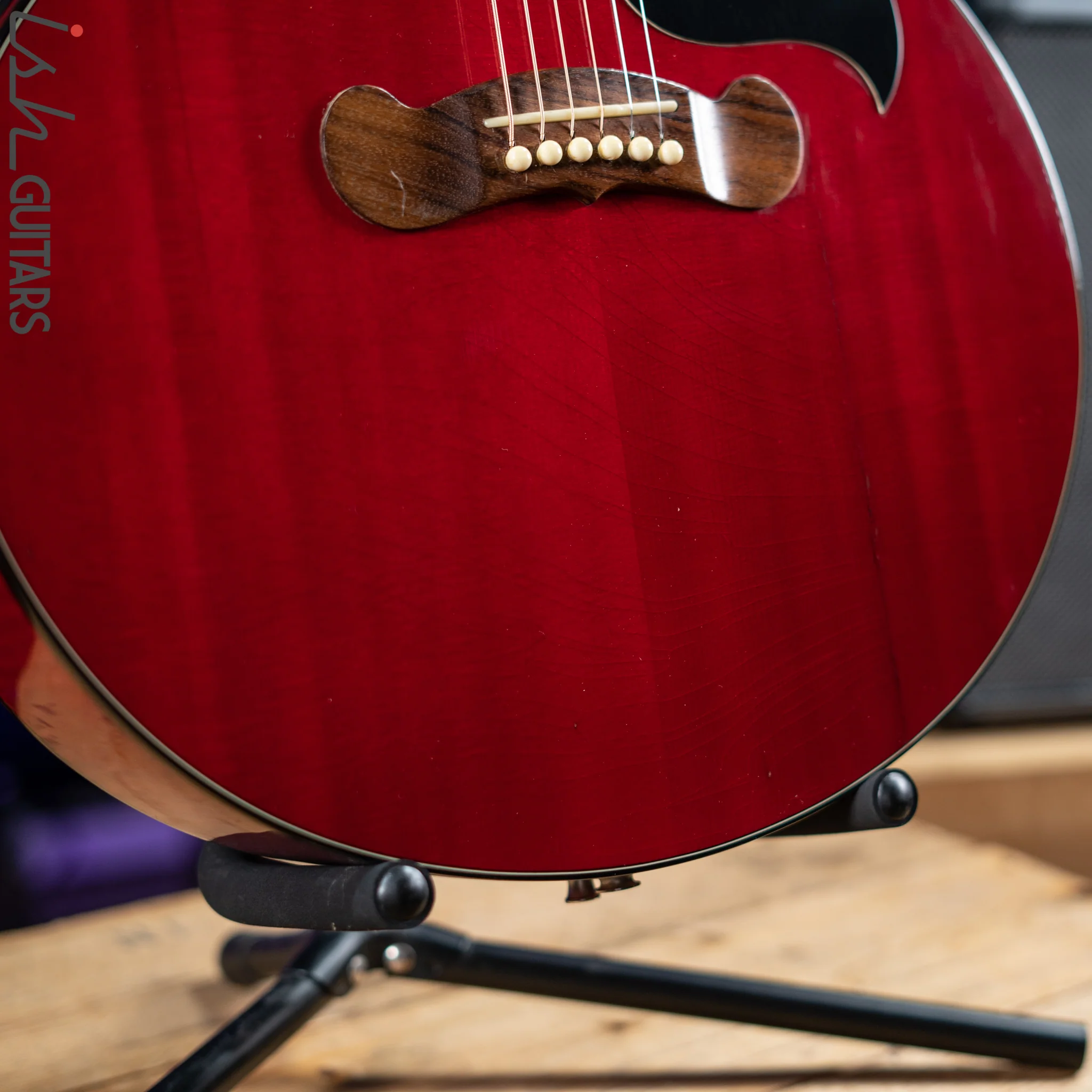 1998 Gibson EC-10 Acoustic-Electric Guitar Standard Cherry - Image 6
