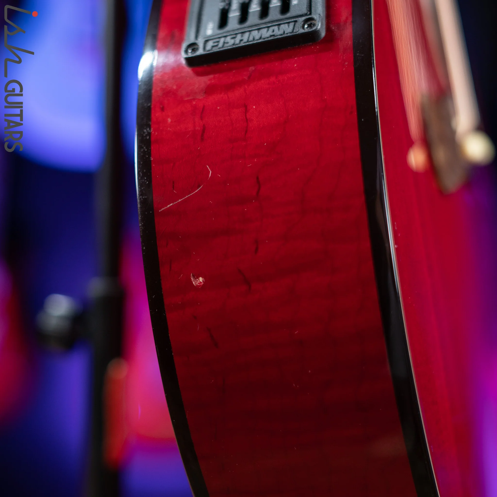 1998 Gibson EC-10 Acoustic-Electric Guitar Standard Cherry - Image 9
