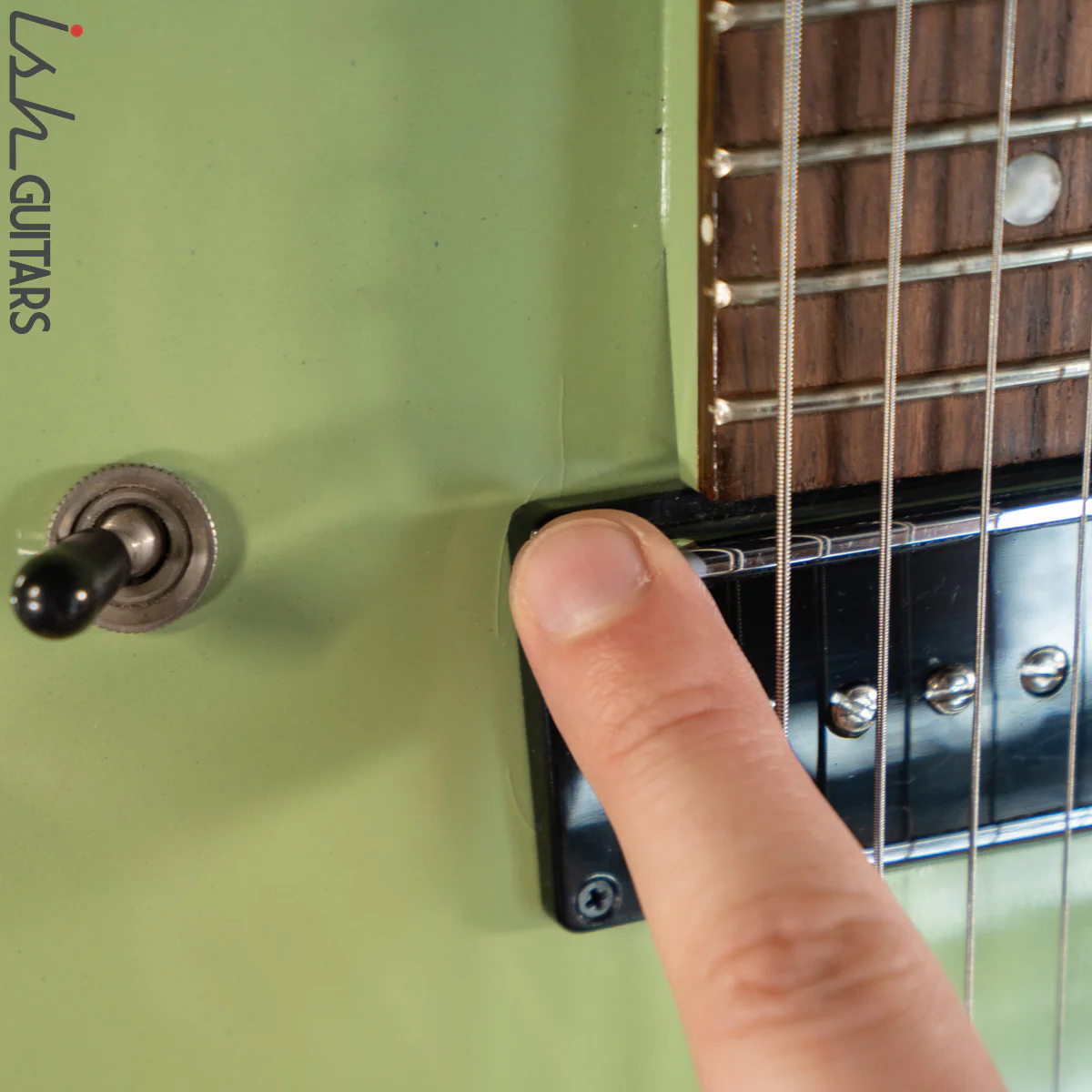 1998 Gibson ES-135 Willow Green Custom Color - Image 15