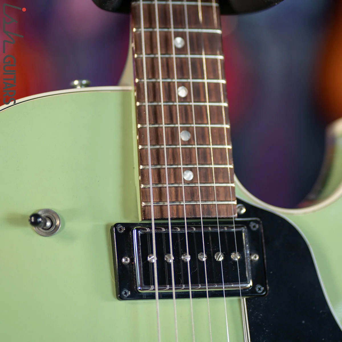 1998 Gibson ES-135 Willow Green Custom Color - Image 5