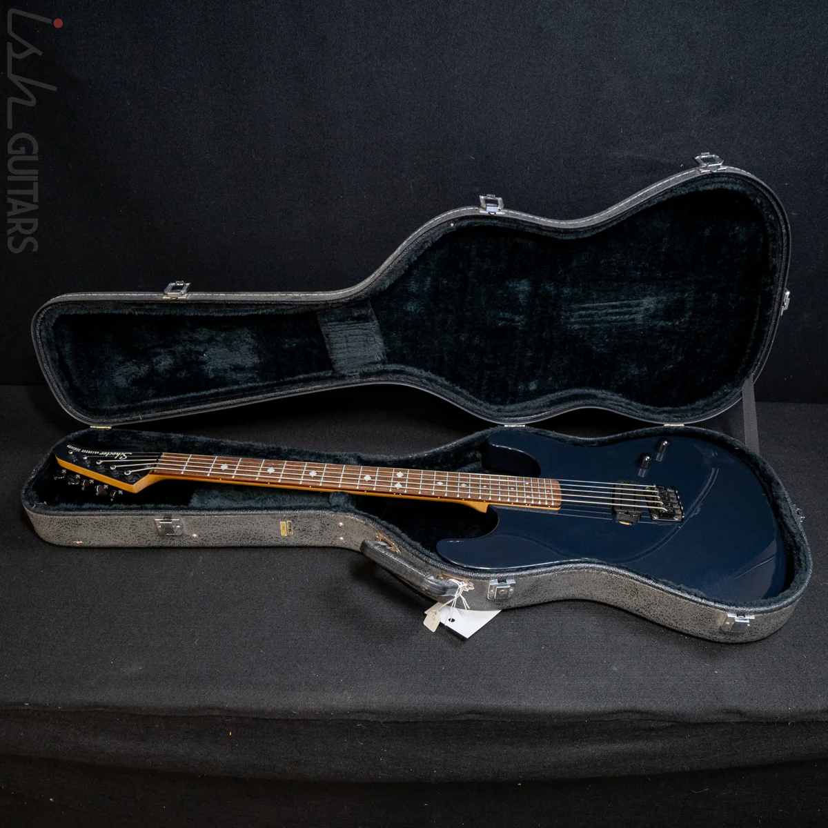1998 Schecter Diamond Series CB-2000 Celloblaster 5 String Metallic Navy Blue - Image 15
