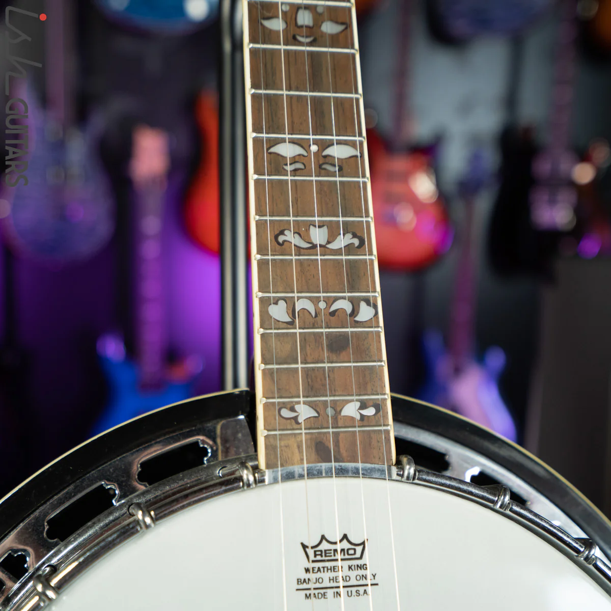1999 Alvarez 4294 Silver Belle 5-String Banjo - Image 3