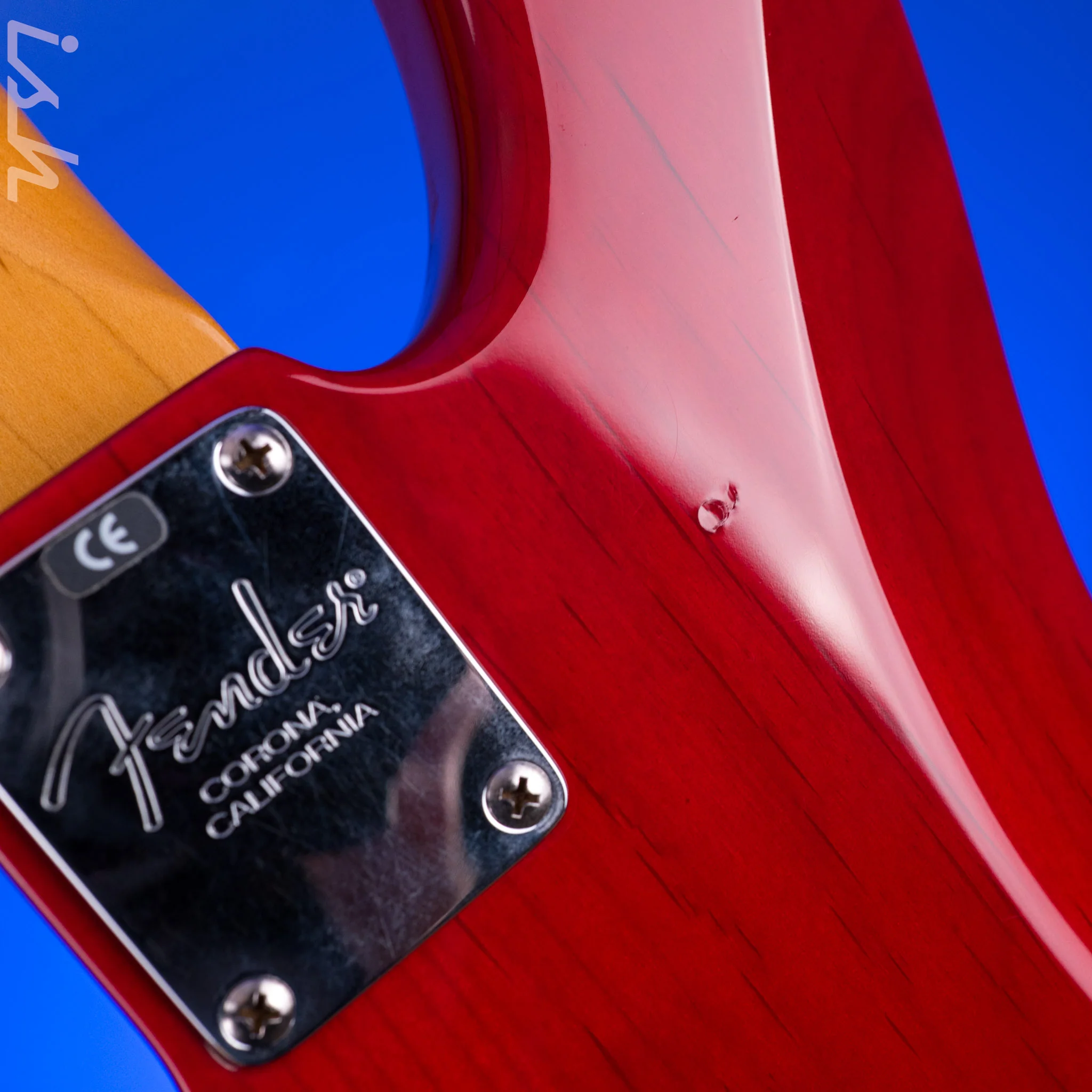 1999 Fender American Deluxe Jazz Bass Fretless 4-String Transparent Crimson Red - Image 18