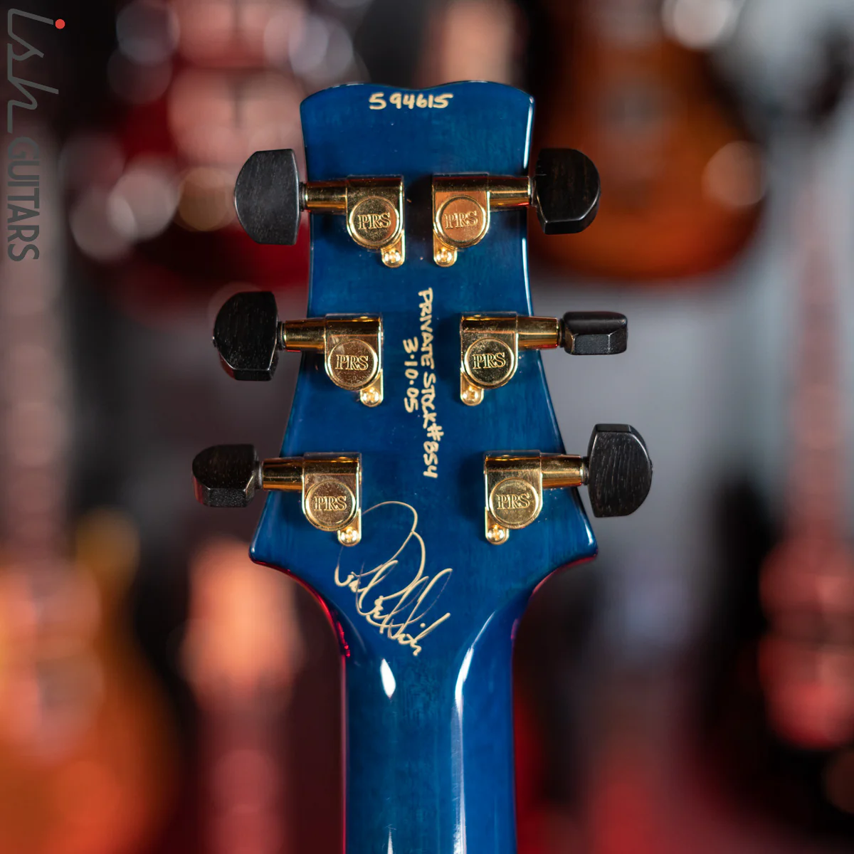 2005 PRS Santana II Private Stock Faded Aquamarine - Image 11