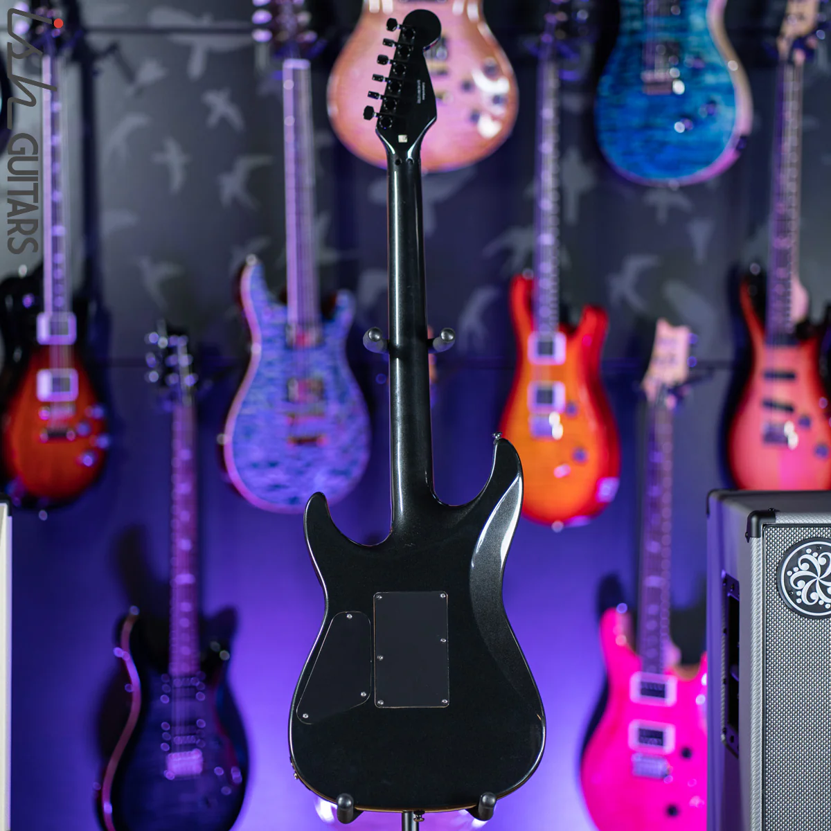 2000 Squier Stagemaster DLX Metallic Black - Image 8