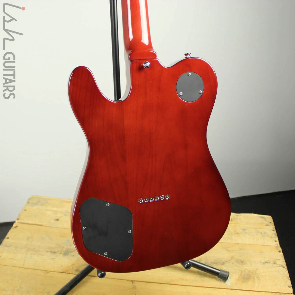 2000 Fender Squier Master Series Telecaster Standard Thinline Candy Apple Red - Image 8