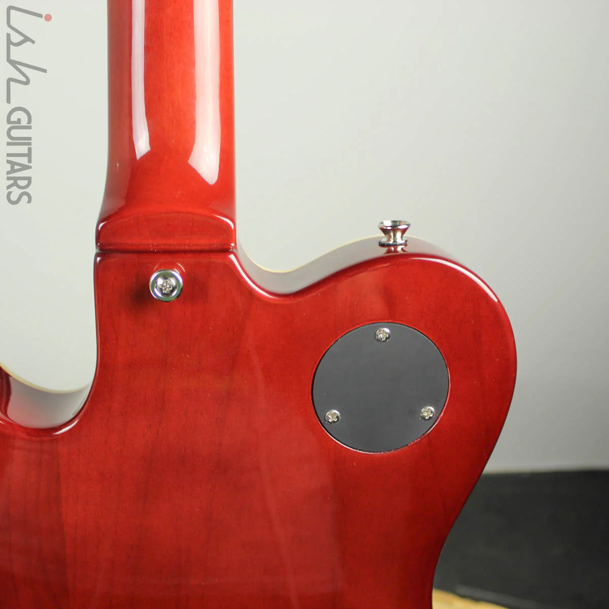 2000 Fender Squier Master Series Telecaster Standard Thinline Candy Apple Red - Image 9