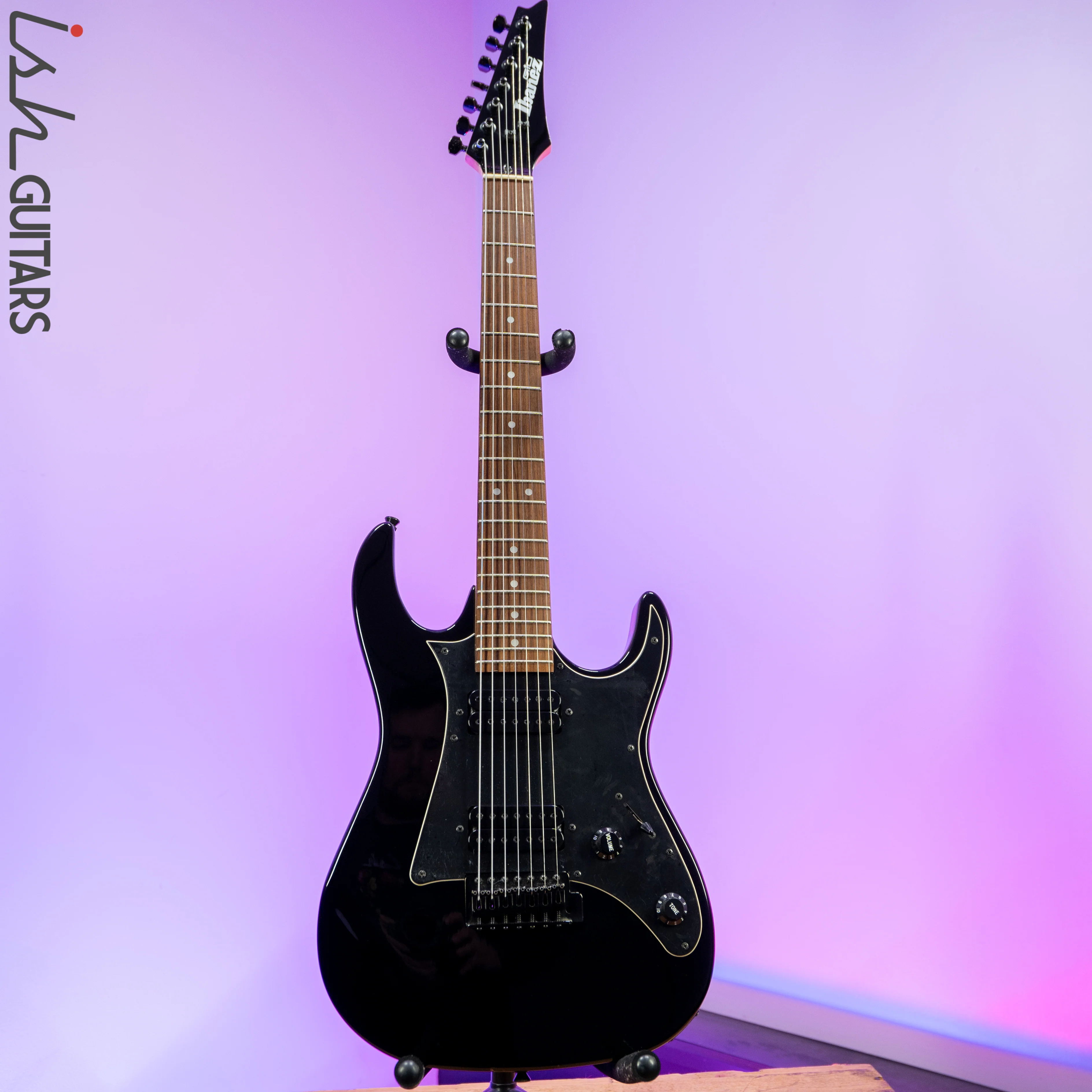 2000s Ibanez GIO 7 String Black - Image 2