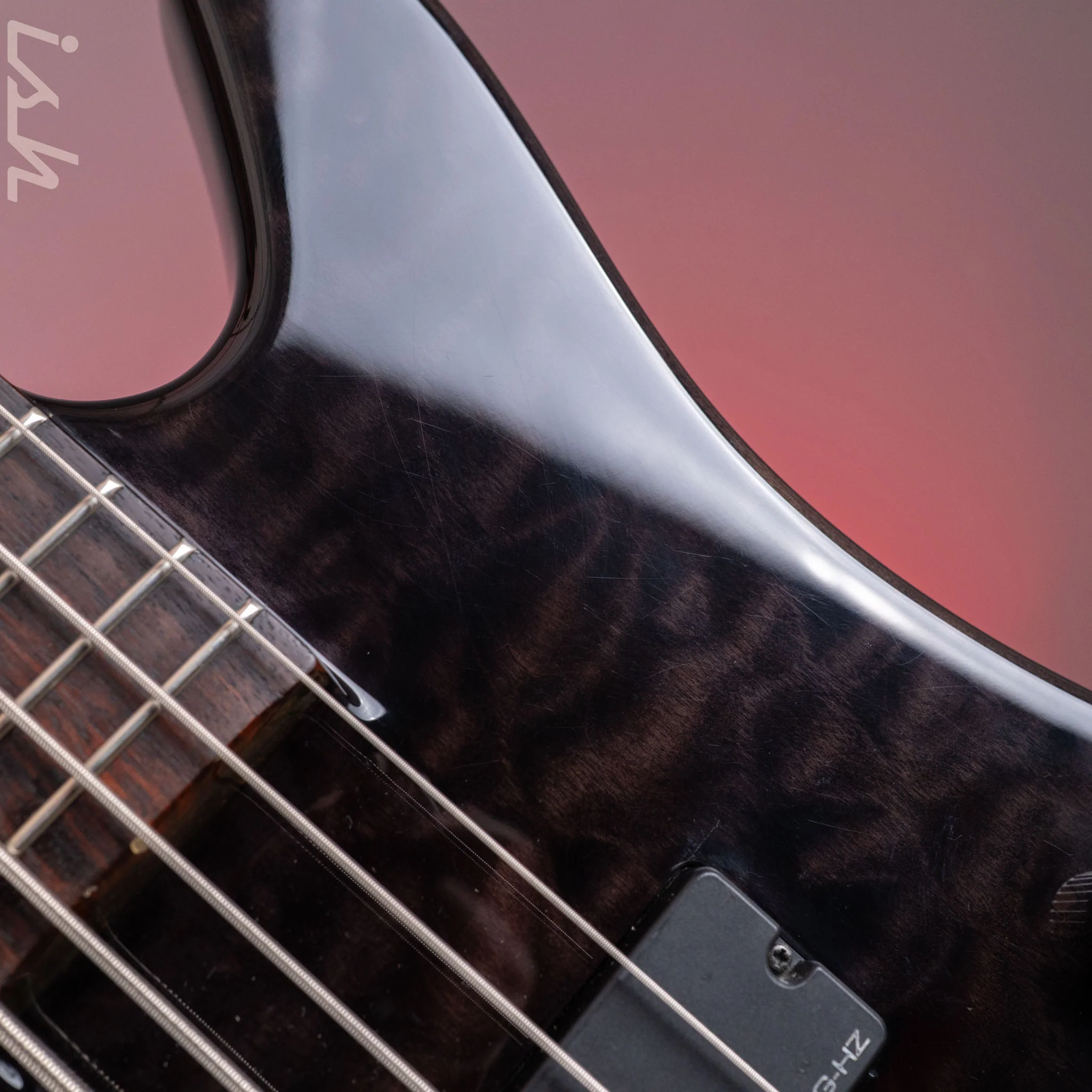 2000s Spector Rex Brown Signature 5 String Trans Black - Image 8