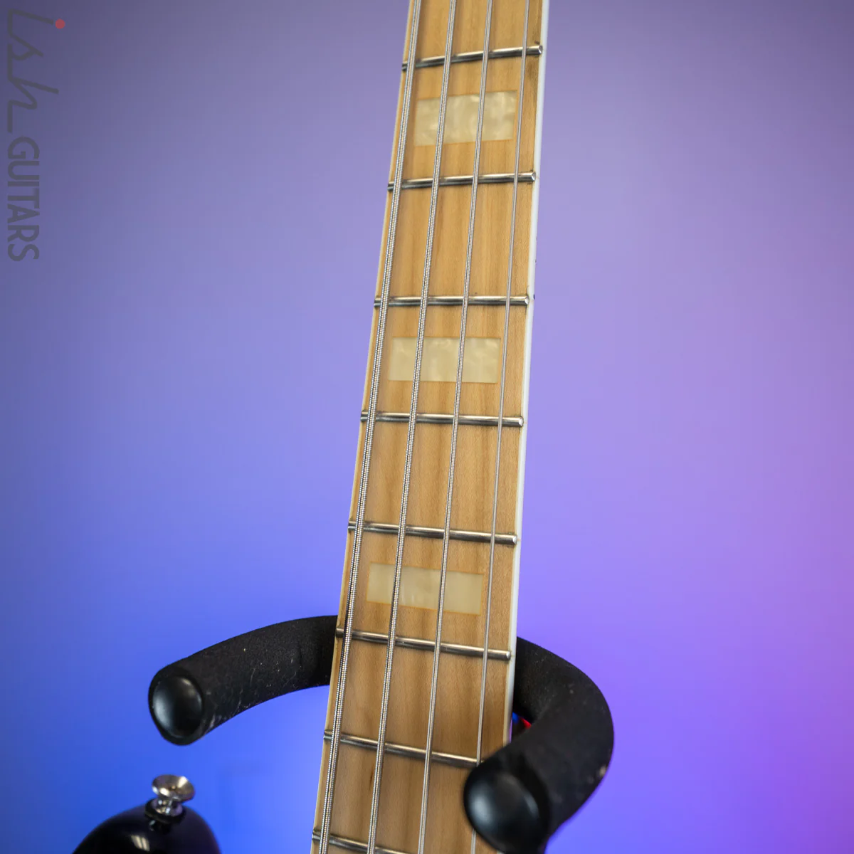 2000's Squier Vintage Modified Jazz Bass '77 Black - Image 6