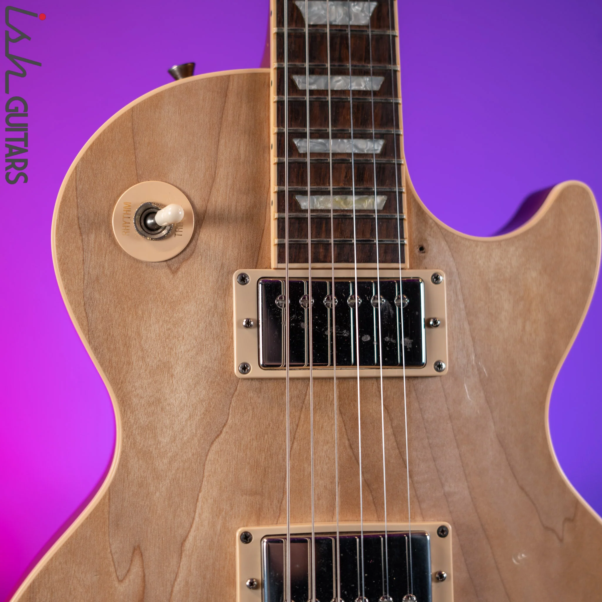 2001 Gibson Les Paul Standard Natural - Image 3