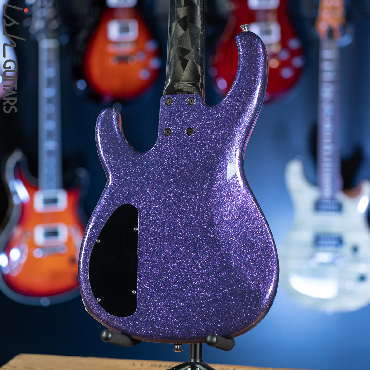 2001 Modulus Funk Unlimited FU5 Flea Bass FB5 - Rare Purple Glitter - Image 10