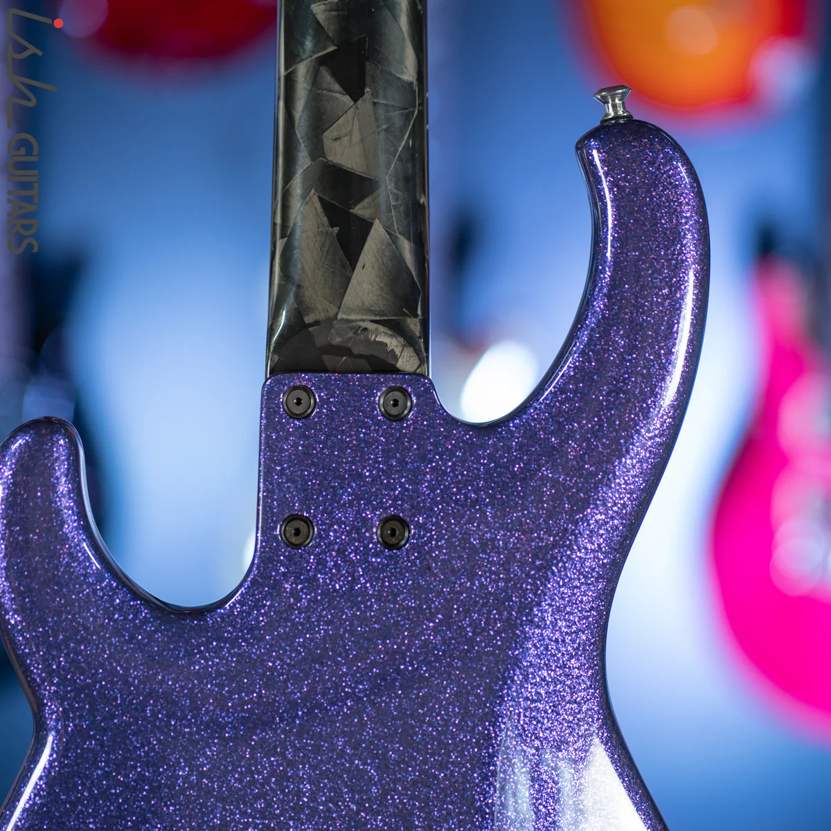 2001 Modulus Funk Unlimited FU5 Flea Bass FB5 - Rare Purple Glitter - Image 11