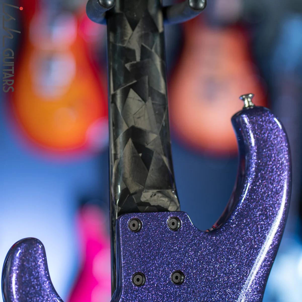 2001 Modulus Funk Unlimited FU5 Flea Bass FB5 - Rare Purple Glitter - Image 13