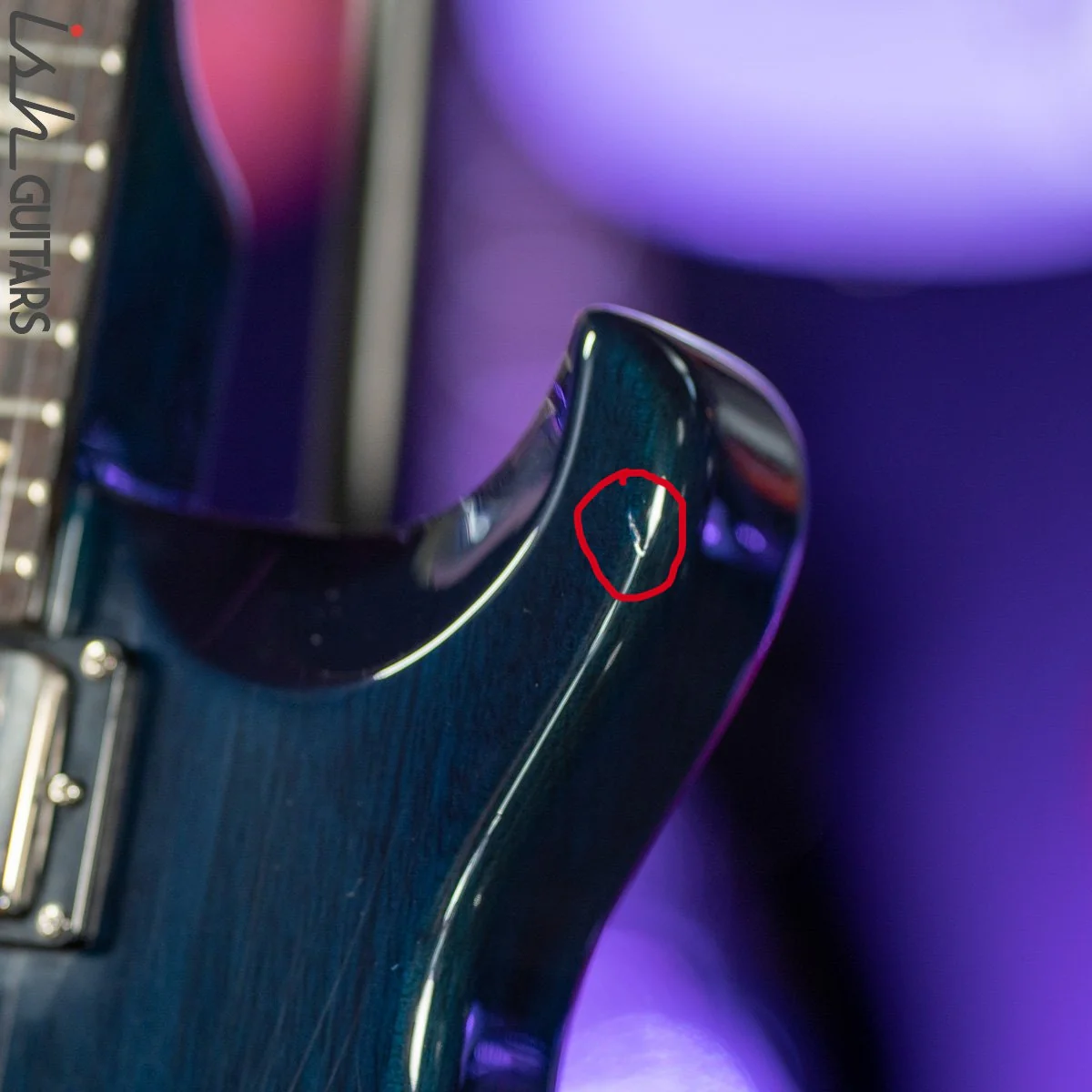 2001 PRS Santana SE Blue - Image 7