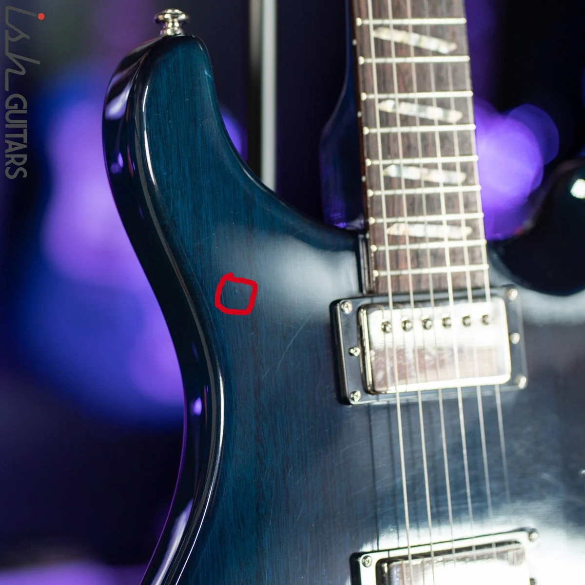 2001 PRS Santana SE Blue - Image 9