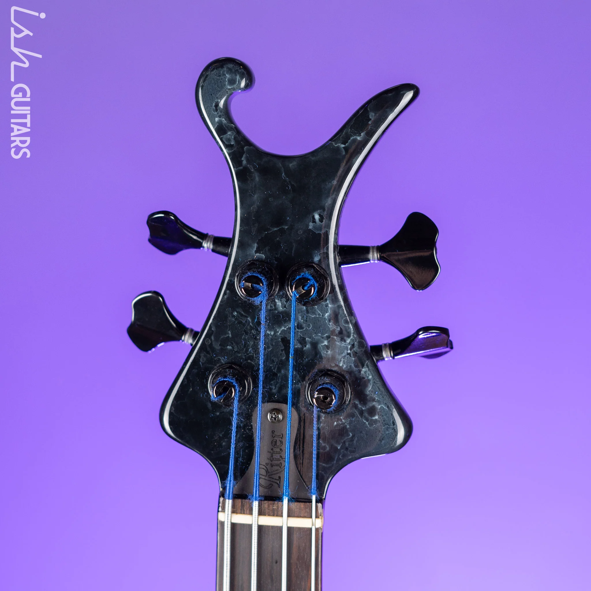2002 Ritter Raptor Fretless 4-String Bass Marble - Image 5
