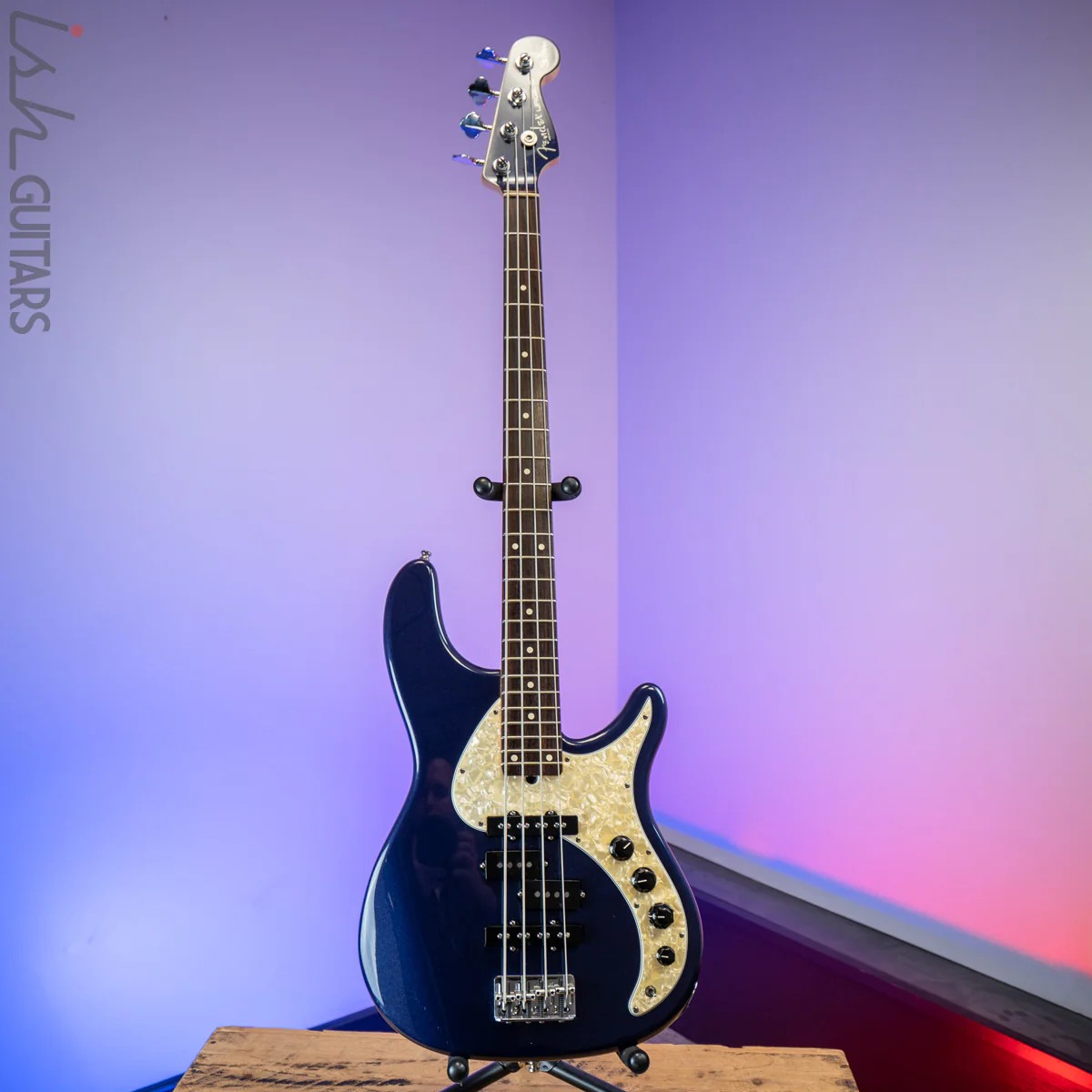 2003 Fender Stu Hamm Urge II Metallic Blue - Image 2