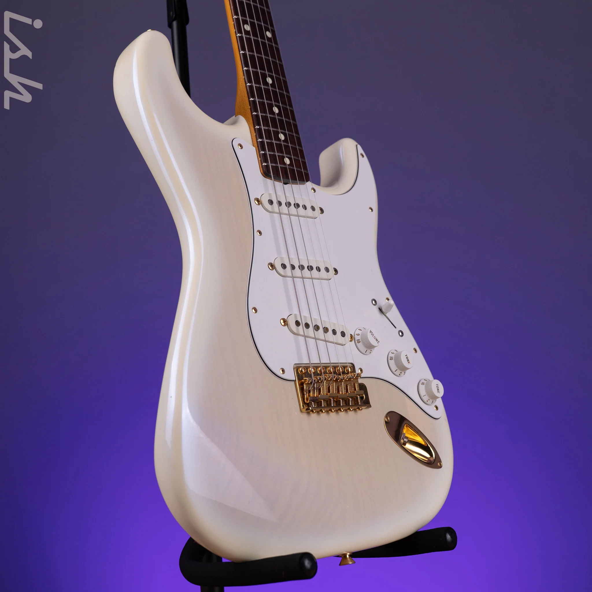 2004 Fender '57 Reissue Stratocaster ST80-SPL White Burst - Image 3