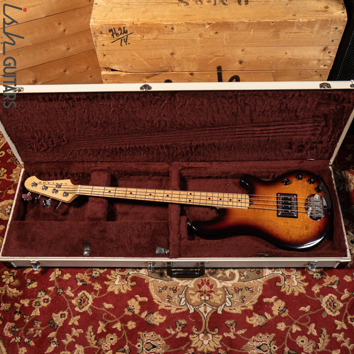 2004 Lakland 44-76 Sunburst Darkstar Pickup Darkglass Preamp - Image 14
