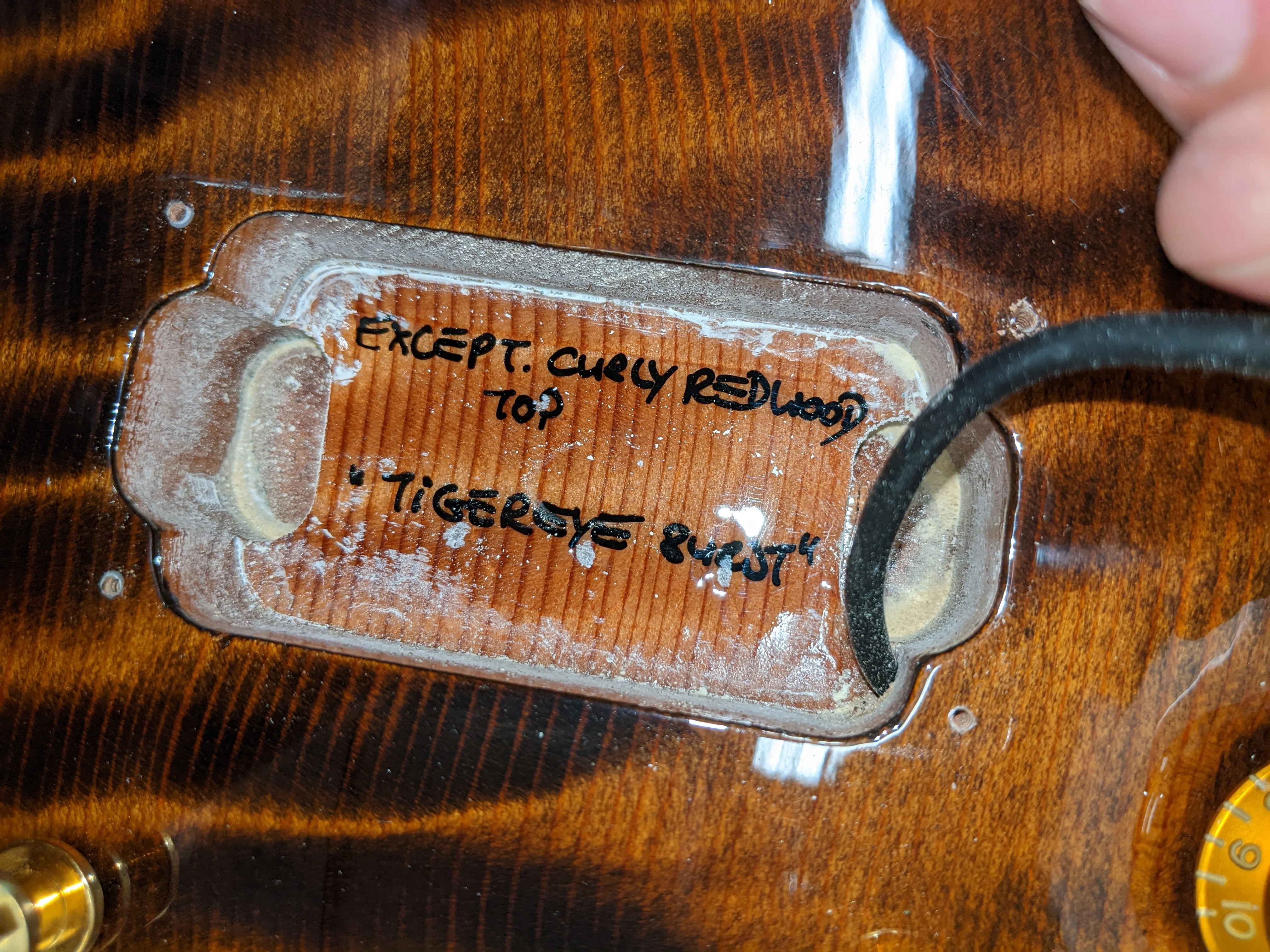 2004 Nik Huber Dolphin II Redwood Tigereye Burst - Image 20