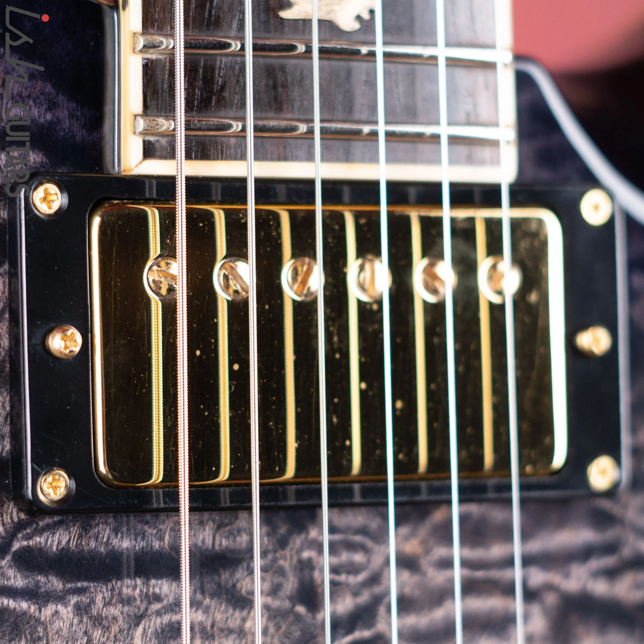 2004 PRS Private Stock Hollowbody II Purple Mist Smoked Burst - Image 13