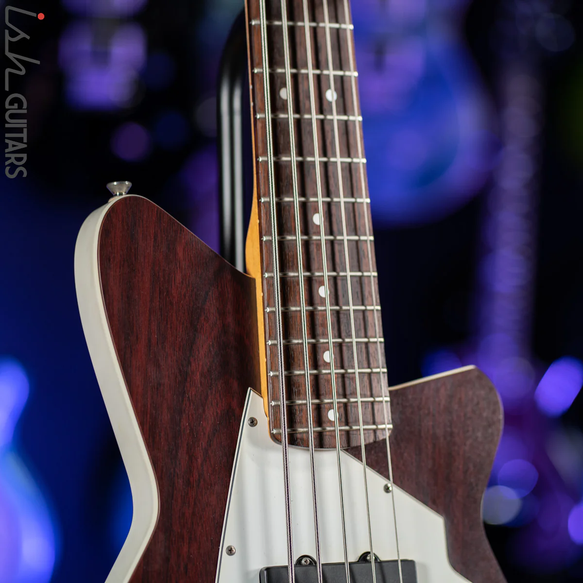 2004 Reverend Brad Houser 5-String Bass Red Mahogany - Image 5
