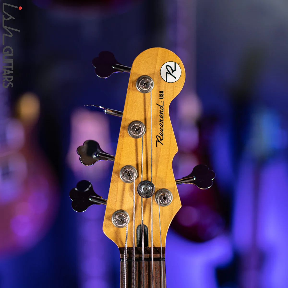 2004 Reverend Brad Houser 5-String Bass Red Mahogany - Image 6