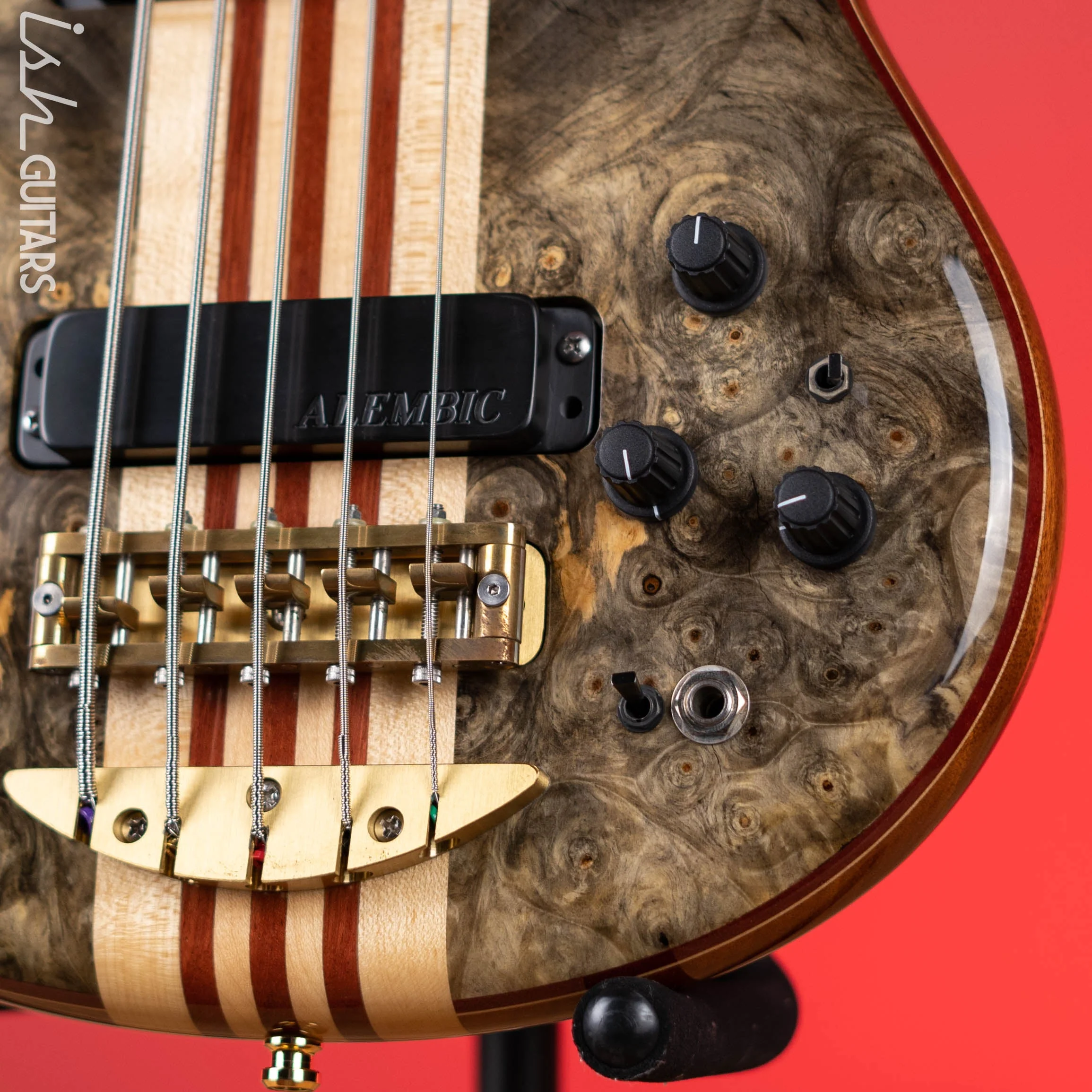 2005 Alembic Essence 5 String Natural - Image 4