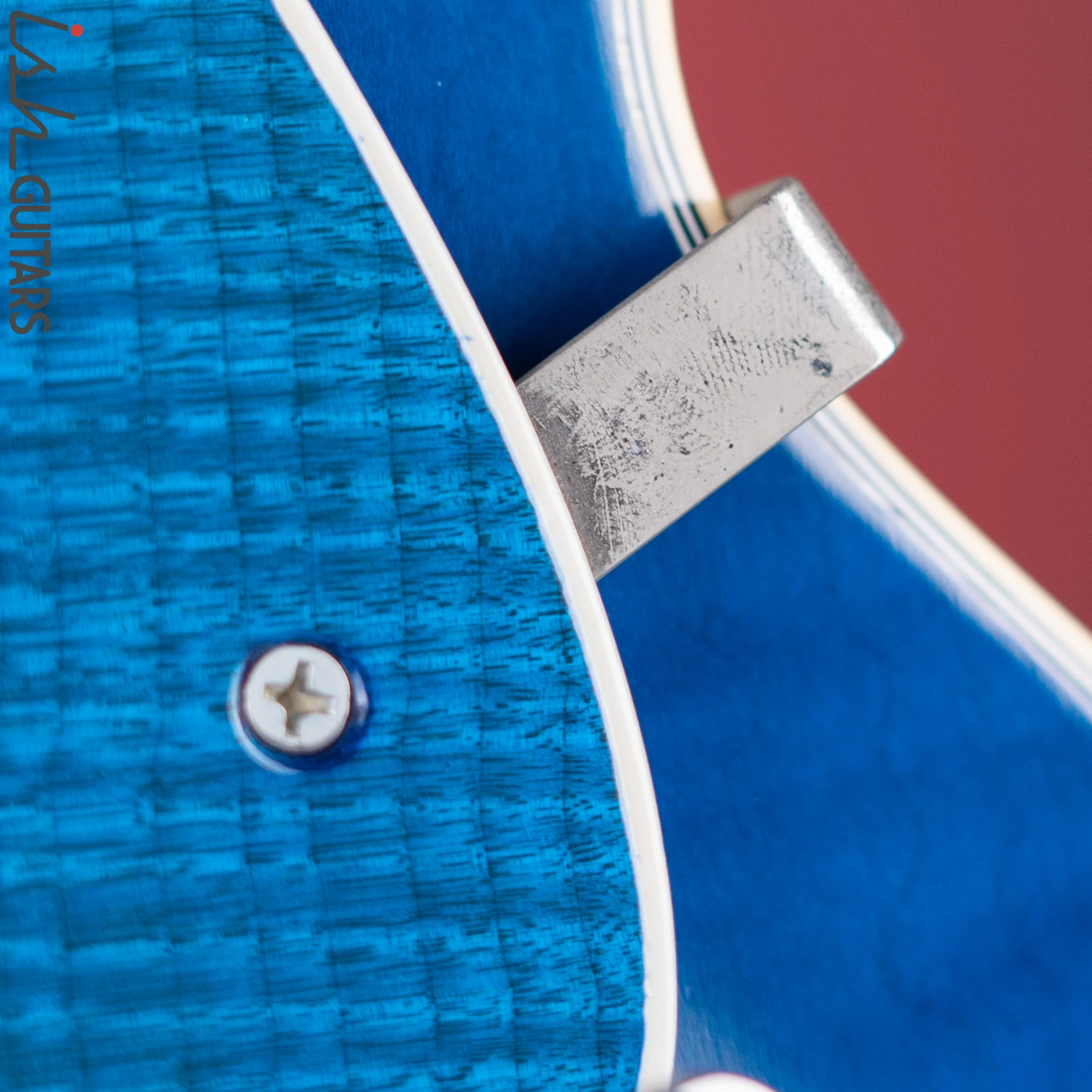 2005 Heritage H-550 David Paul Signature Translucent Blue - Image 14