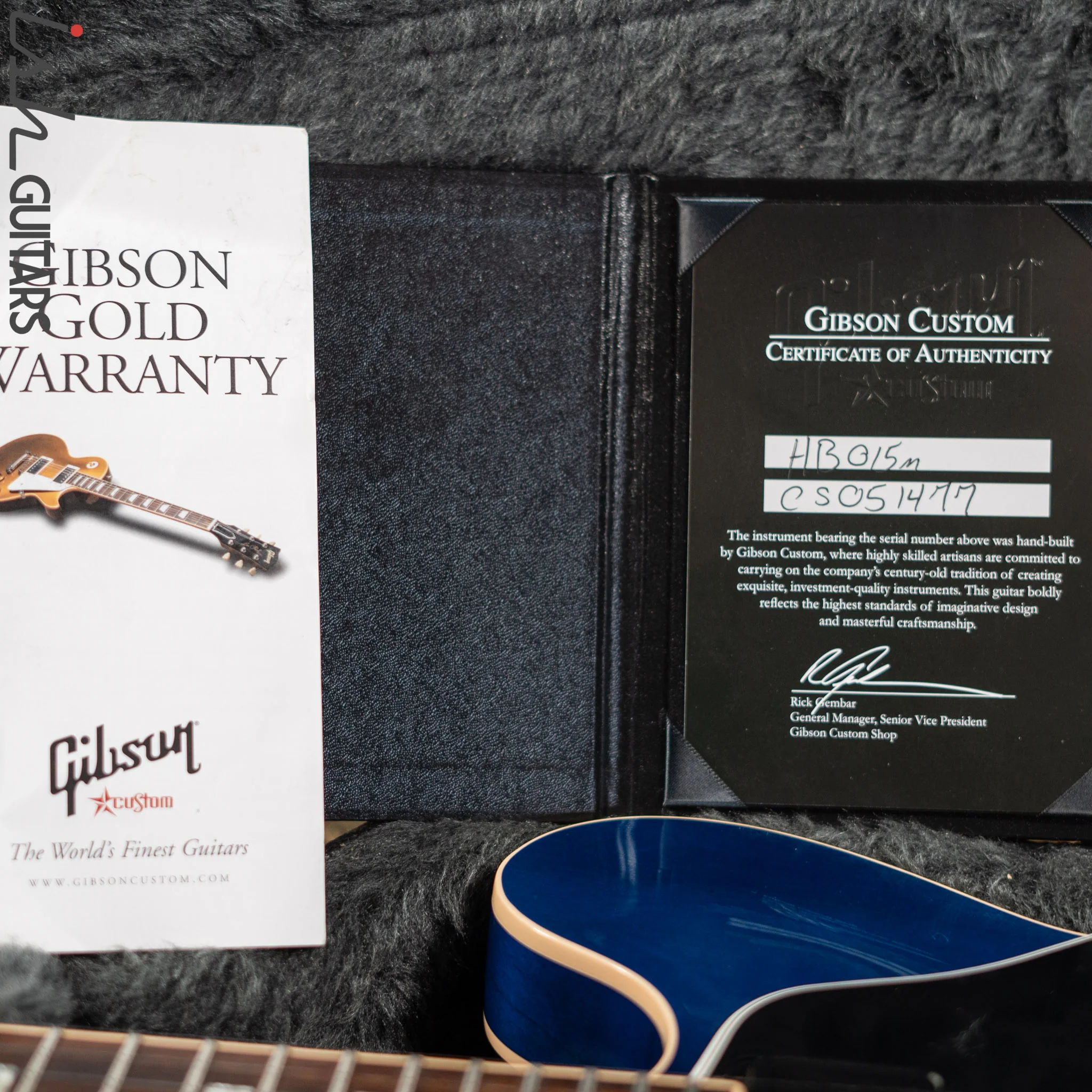 2010 Gibson Custom ES-330L Beale Street Blue - Image 18