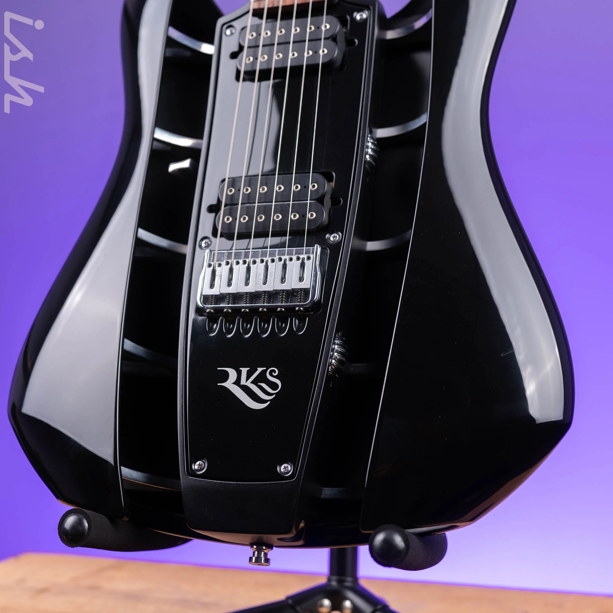 2005 RKS DarkStar II Hollowbody Electric Guitar Black - Image 4