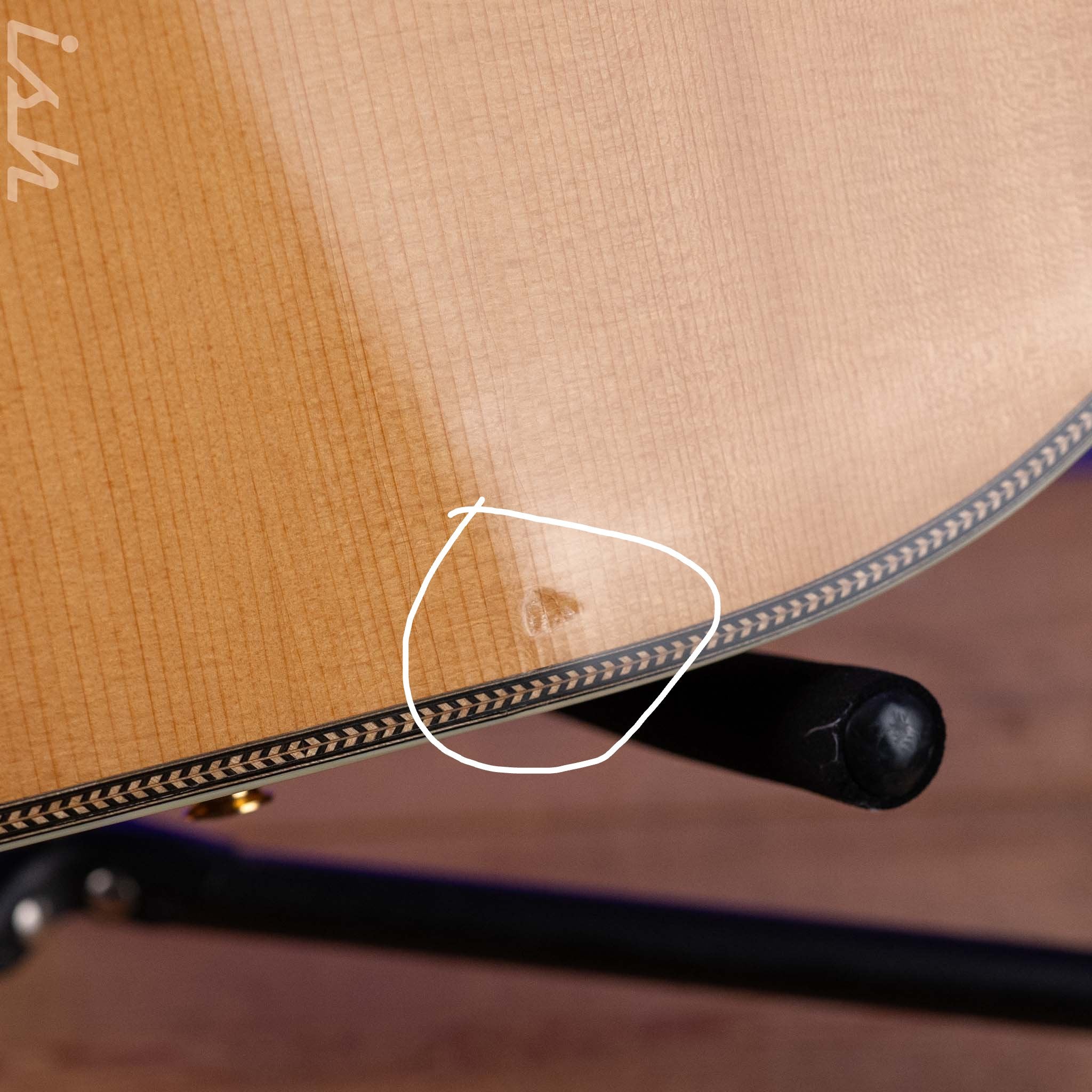 2005 Santa Cruz Bob Brozman Baritone D Euro Spruce/Koa - Image 8