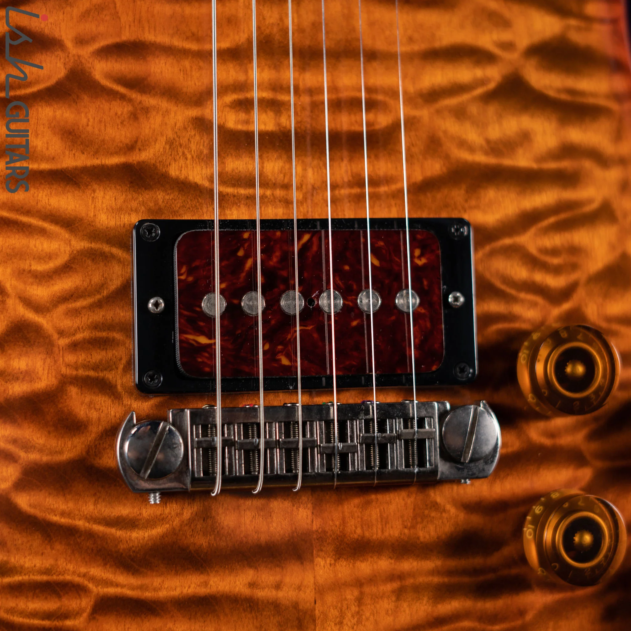 2005 Spector Arc-6 Set Neck Prototype #001 Ultra Amber Owned by Stuart Spector - Image 5