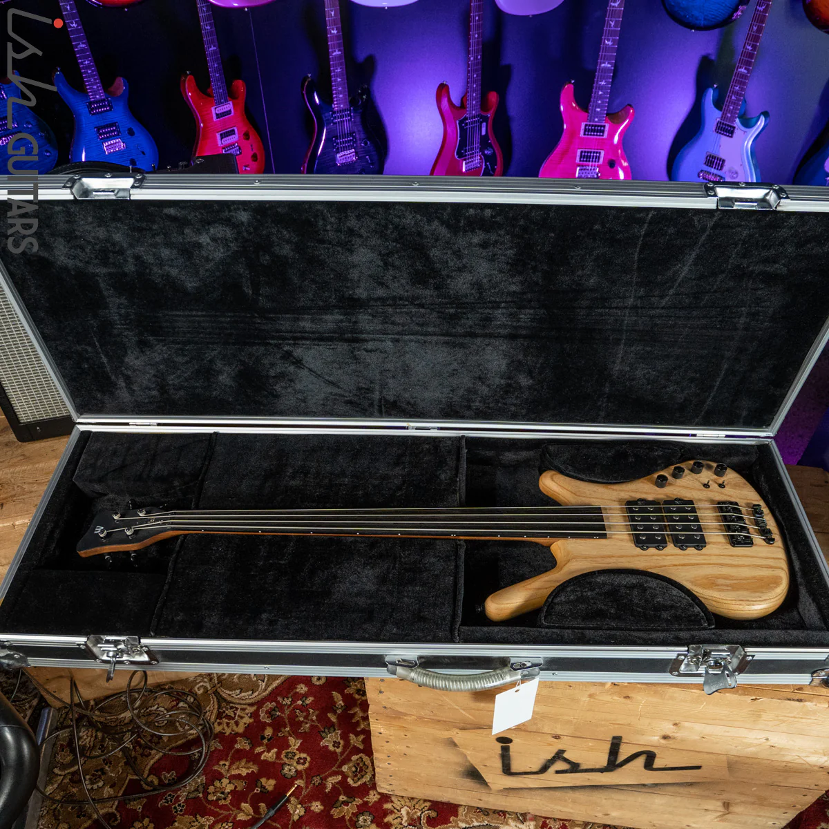 2005 Warwick Corvette $$ Fretless Bass Natural Satin - Image 16