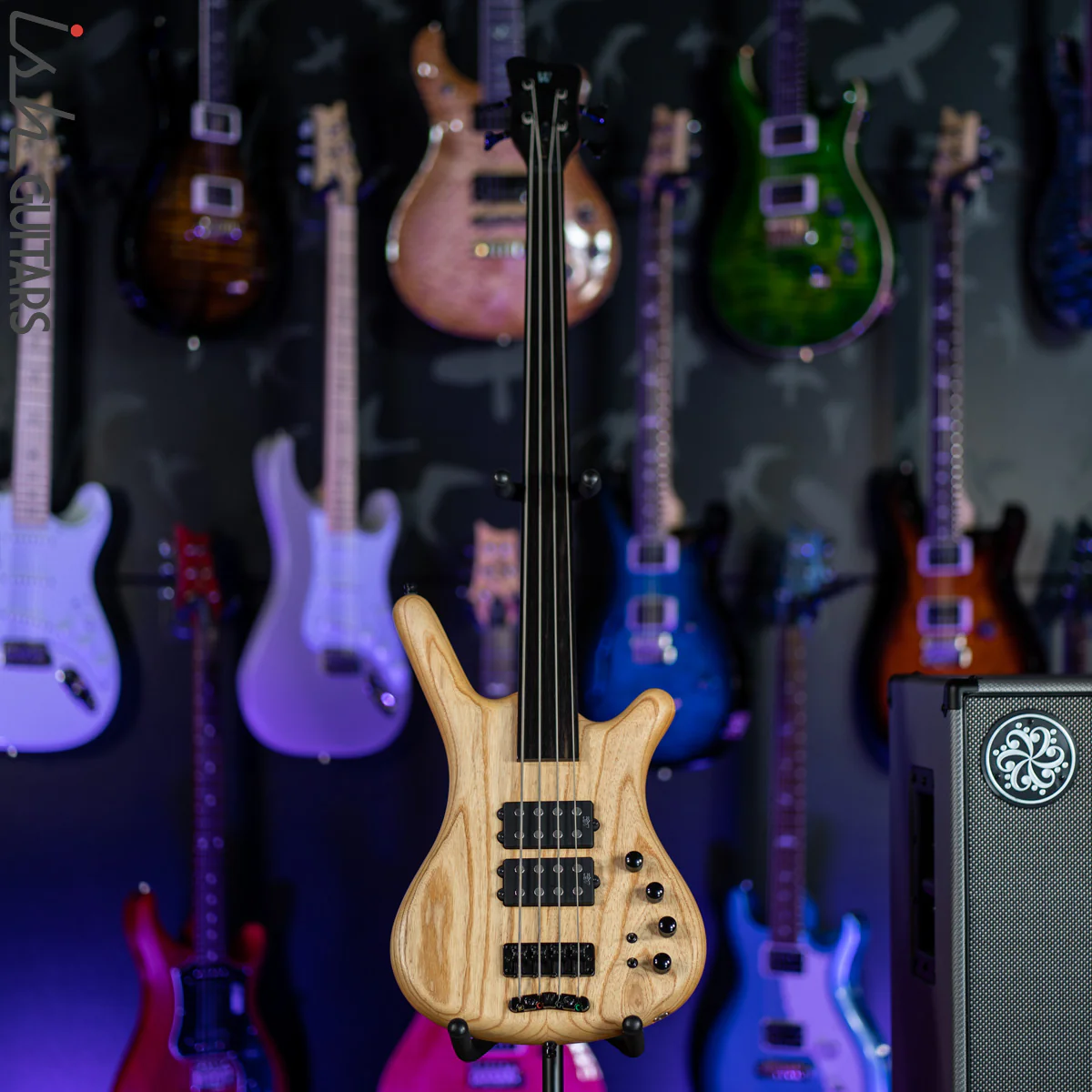 2005 Warwick Corvette $$ Fretless Bass Natural Satin - Image 2