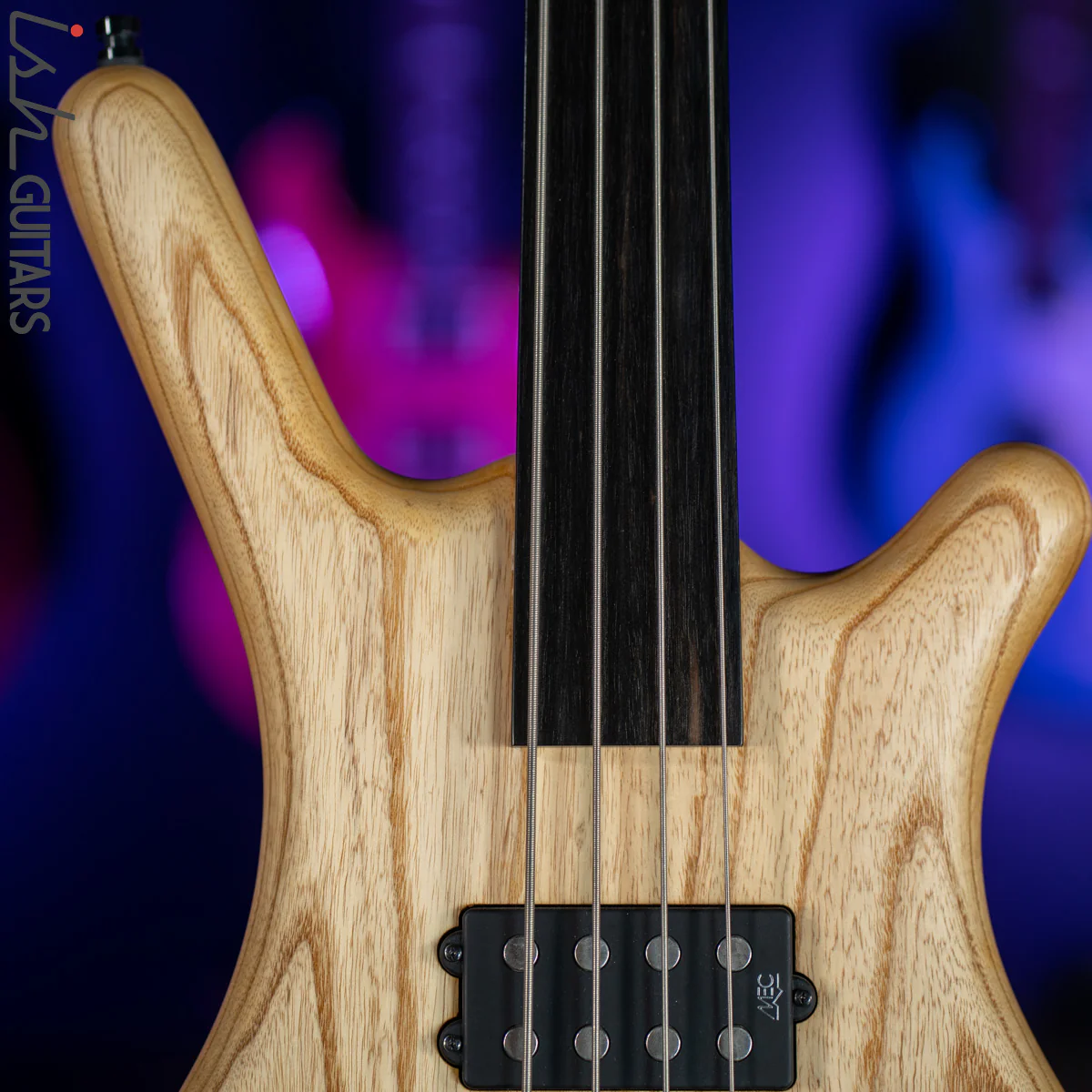 2005 Warwick Corvette $$ Fretless Bass Natural Satin - Image 3