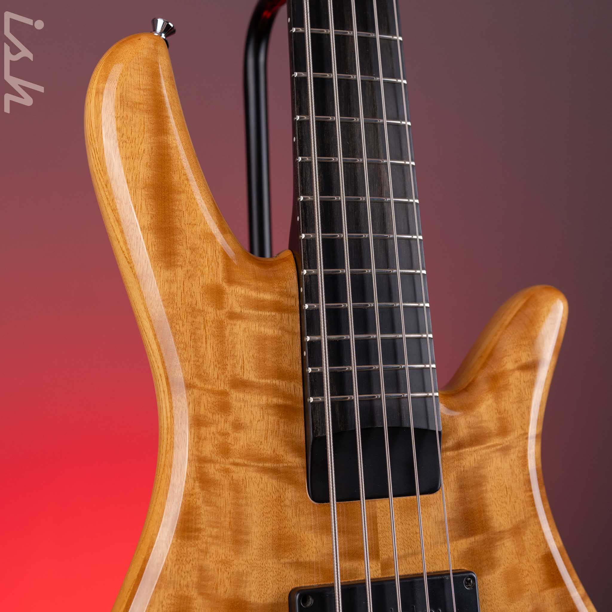 2005 Zon Sonus Custom 5-string Bass Myrtlewood - Image 3