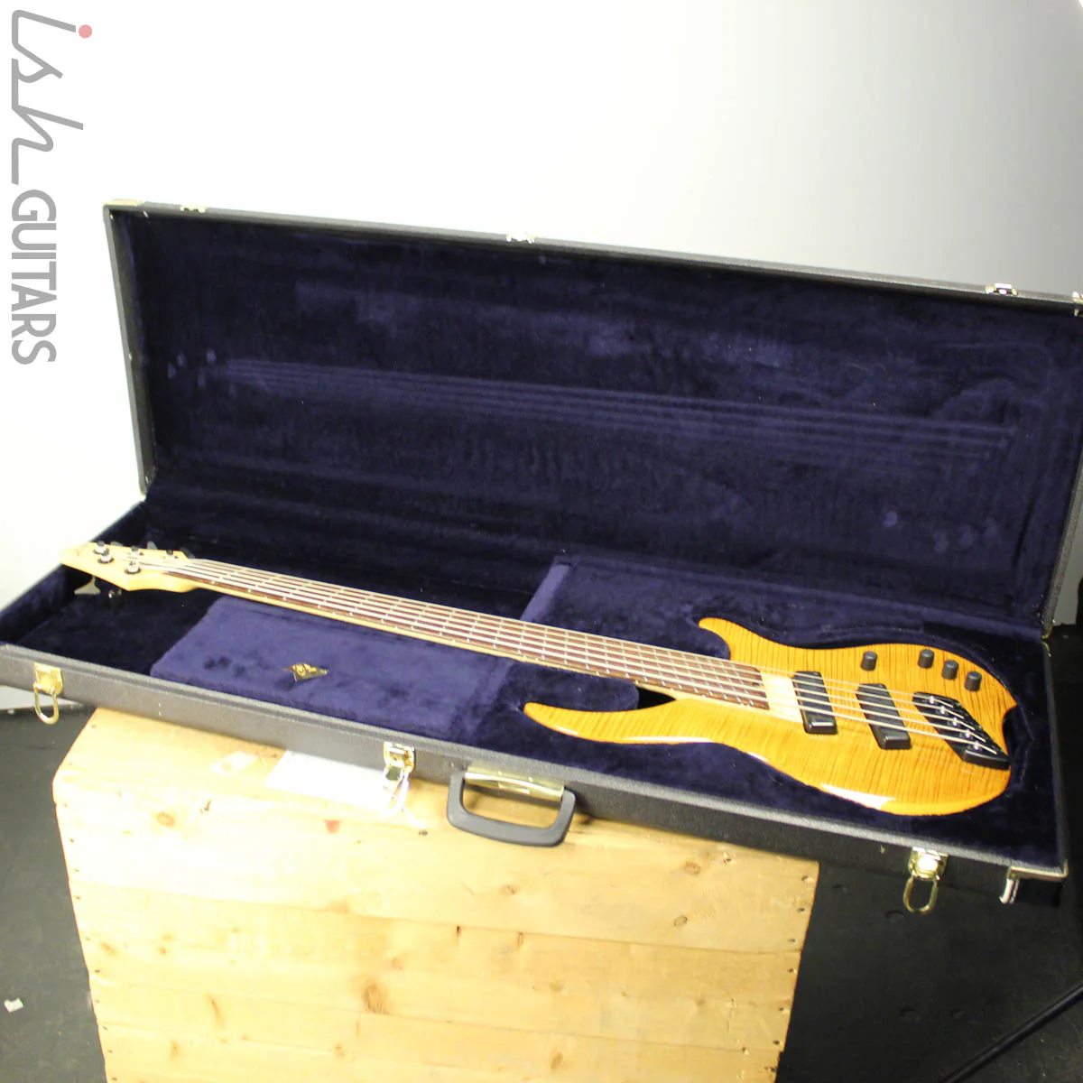 2003 Dingwall Afterburner I Flamed Maple Amber Fanned Fret Bass - Image 15