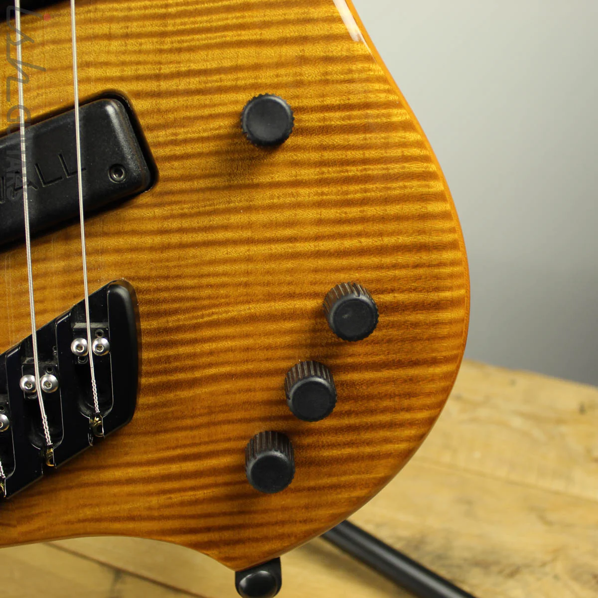 2003 Dingwall Afterburner I Flamed Maple Amber Fanned Fret Bass - Image 3