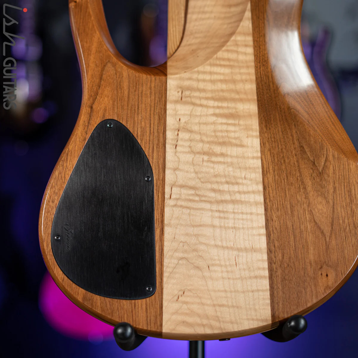 2006 Fodera Beez Elite 6 Singlecut 6-String Bass Natural Buckeye Burl - Image 10