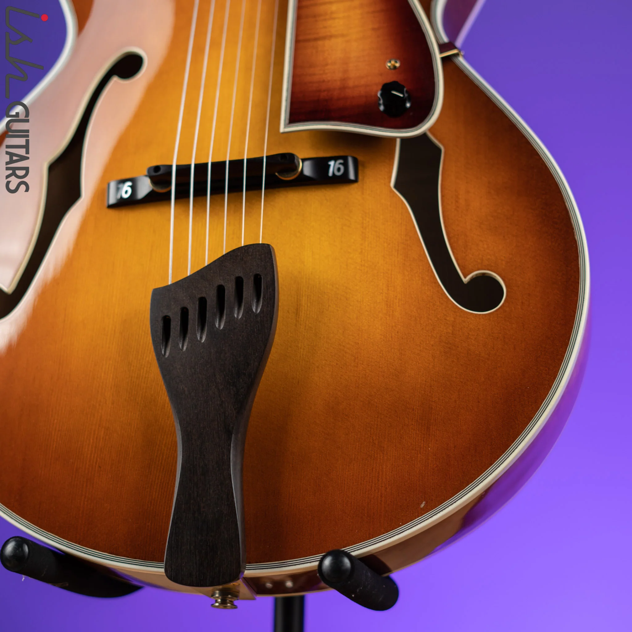 2006 Heritage Sweet 16 Hollowbody Archtop Almond Sunburst - Image 4