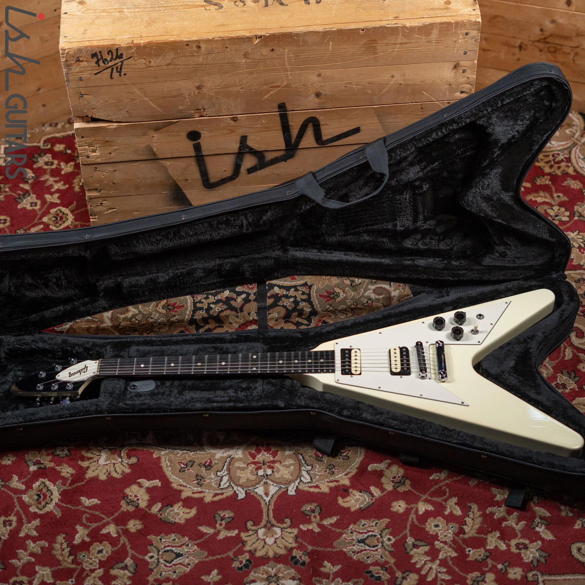 2007 Gibson Flying V Classic White 'Aged' - Image 19