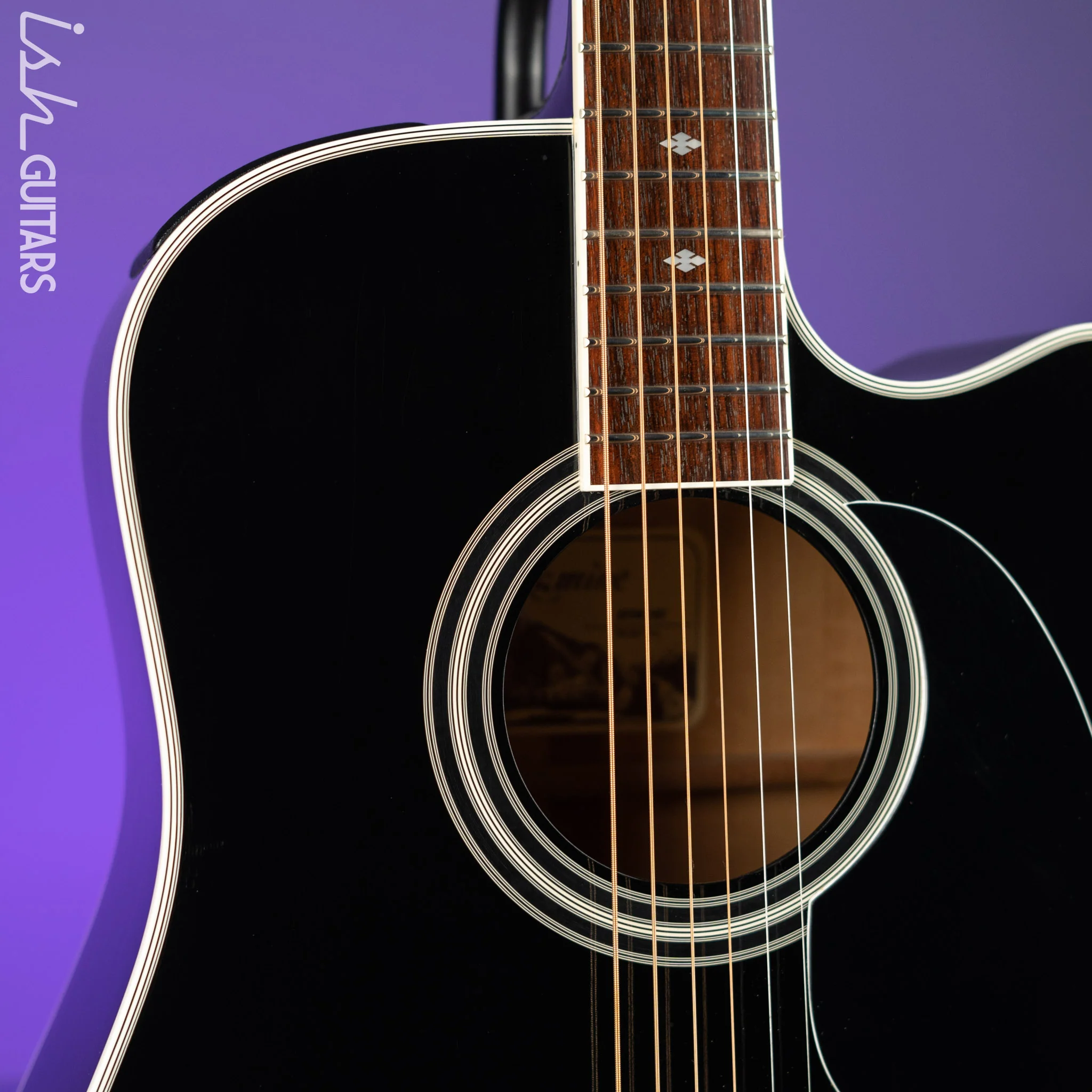 2007 Takamine EF341SC Black - Image 3
