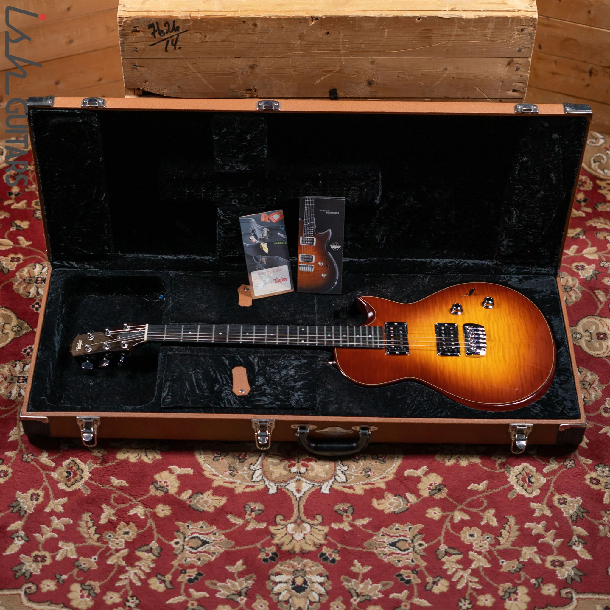 2007 Taylor SB-1 Electric Guitar Standard Sunburst - Image 21