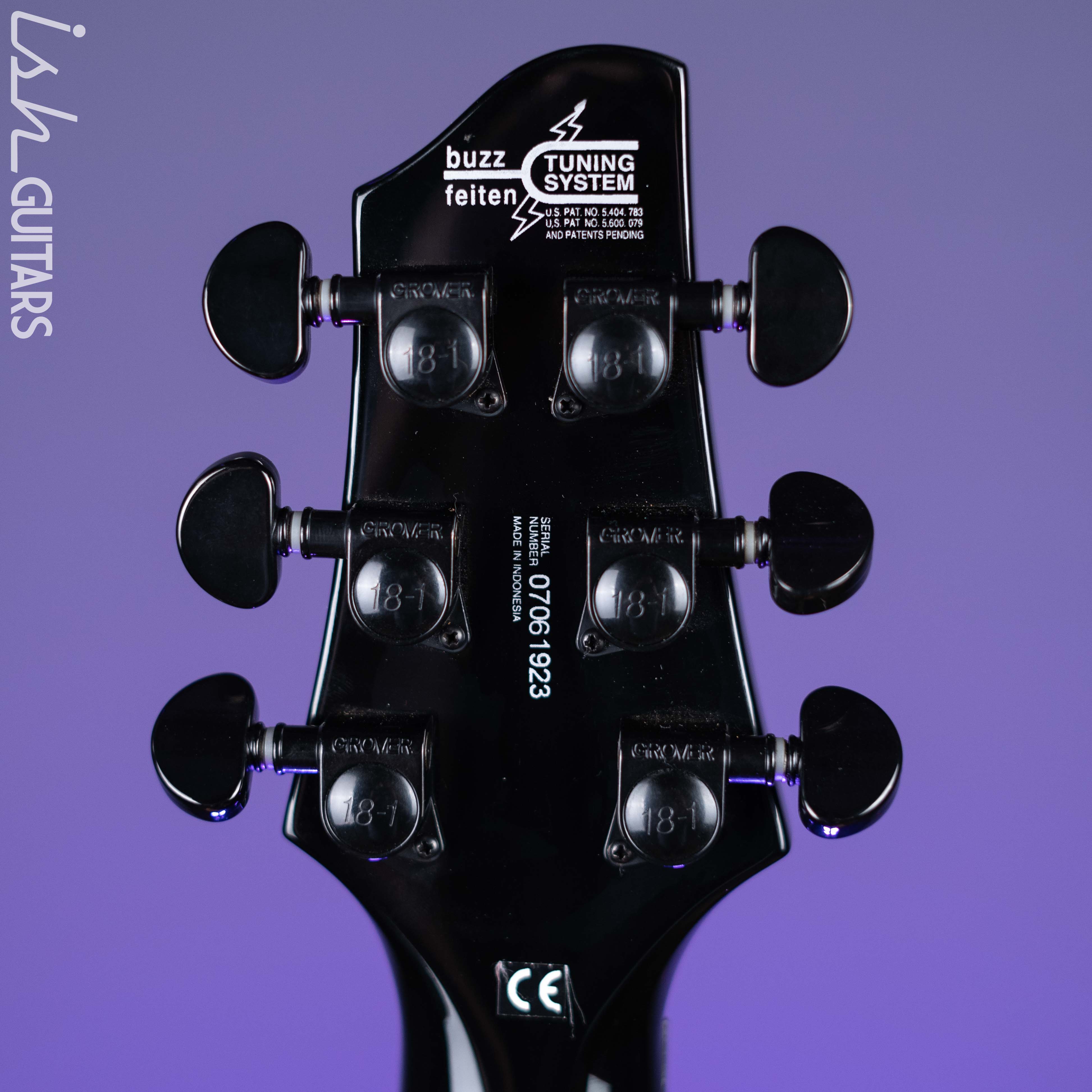 2007 Washburn DD61 Dan Donegan Signature Silver Flames - Image 10