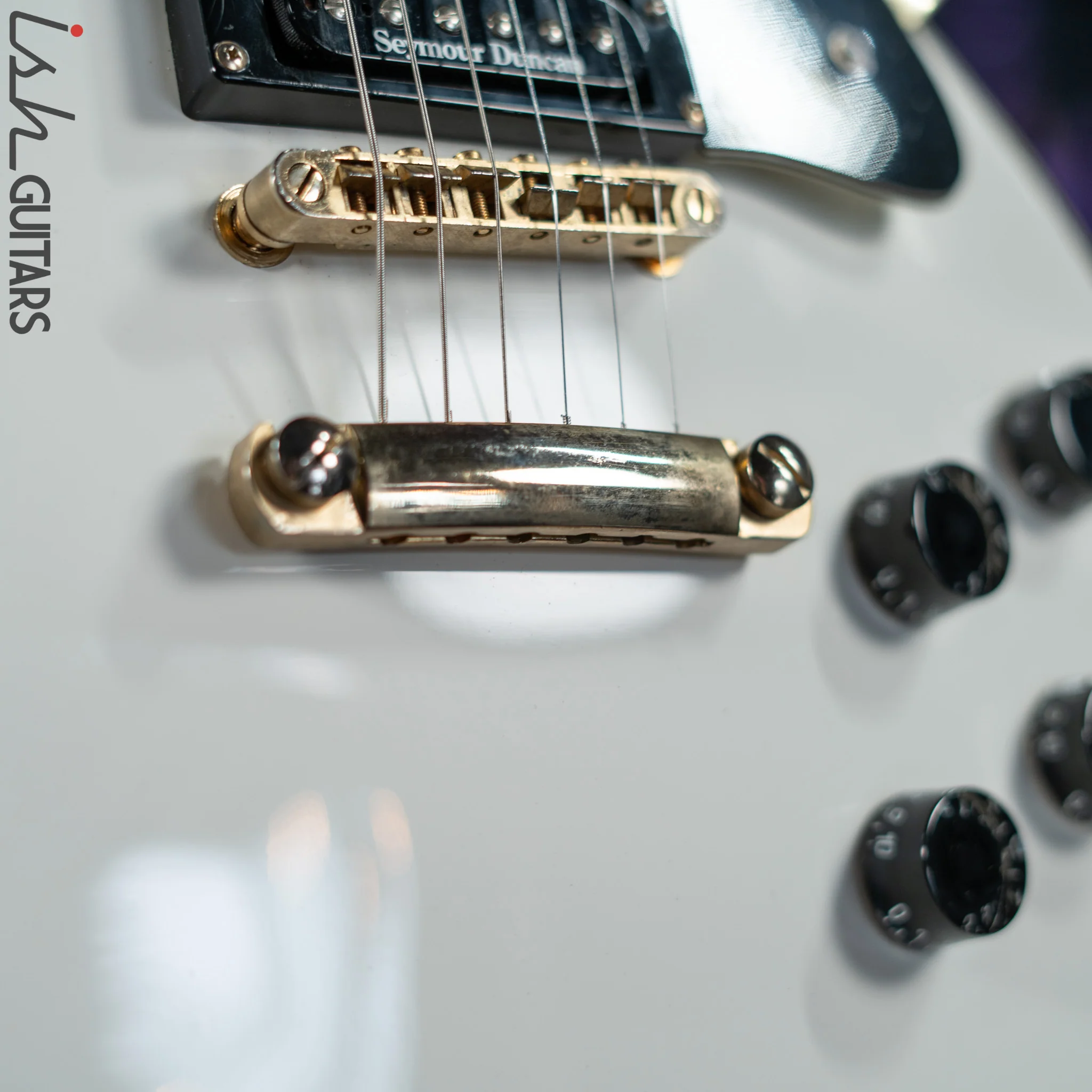 2008 Epiphone Les Paul Custom White - Image 7
